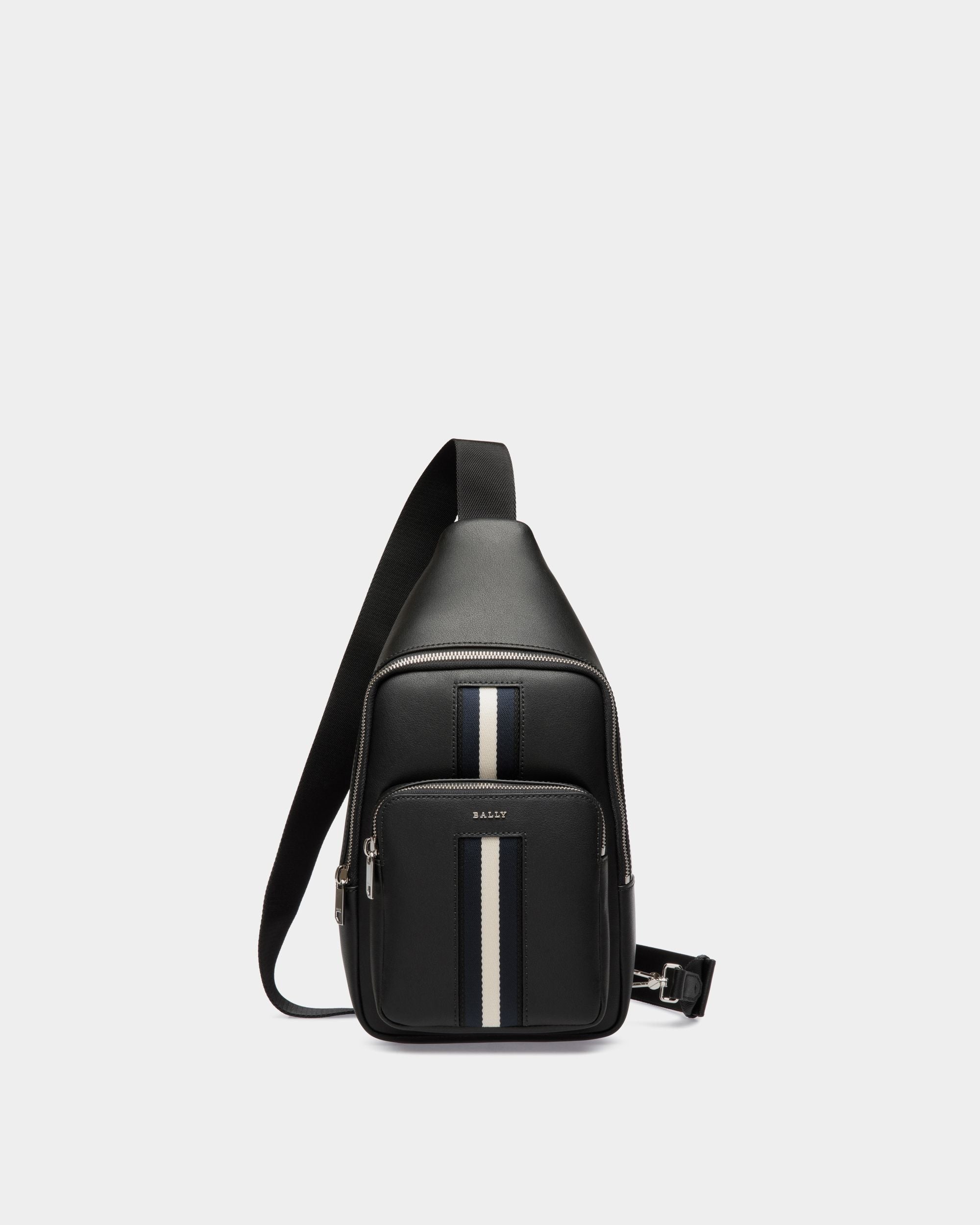 Bally Global - Sling Bag De Piel Negra - Black