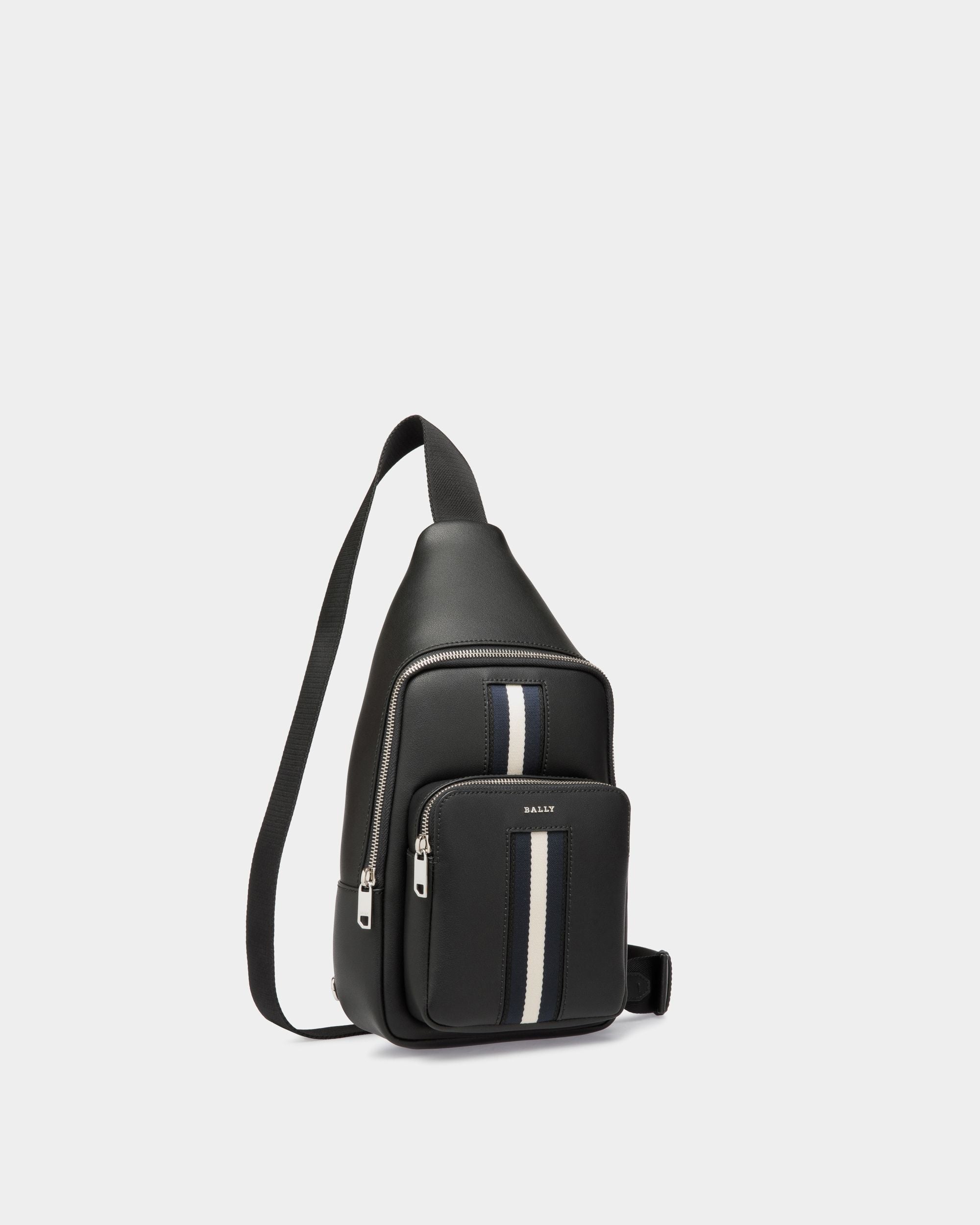 Bally Global - Sling Bag De Piel Negra - Black