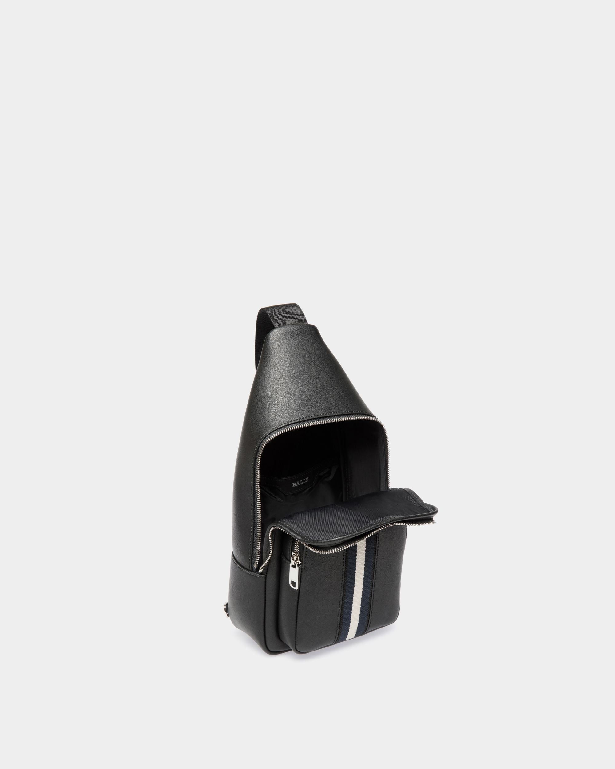 Bally Global - Sling Bag De Piel Negra - Black
