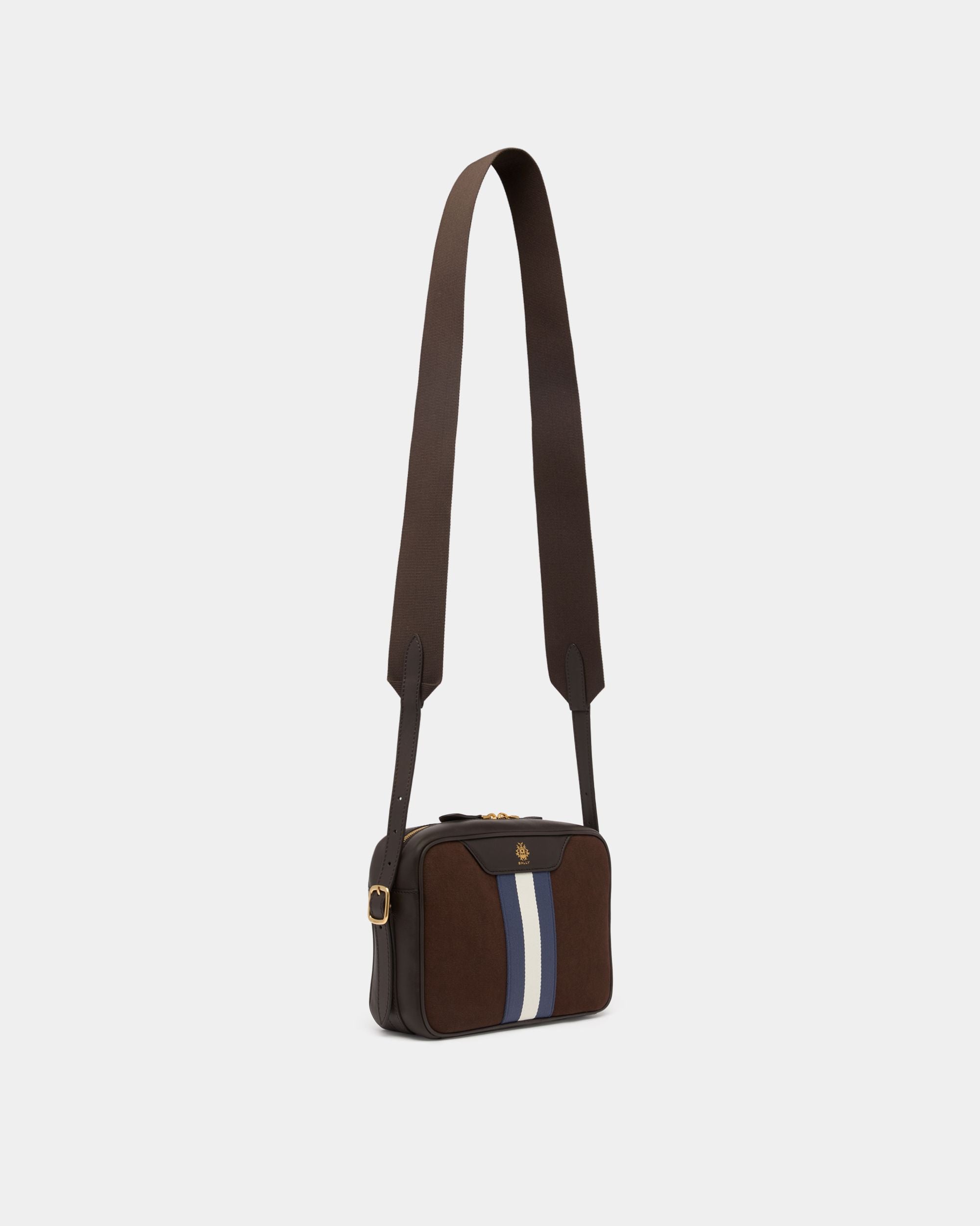 Bally Global - Bandolera Beckett De Lona De Algodón Marrón - Marrón