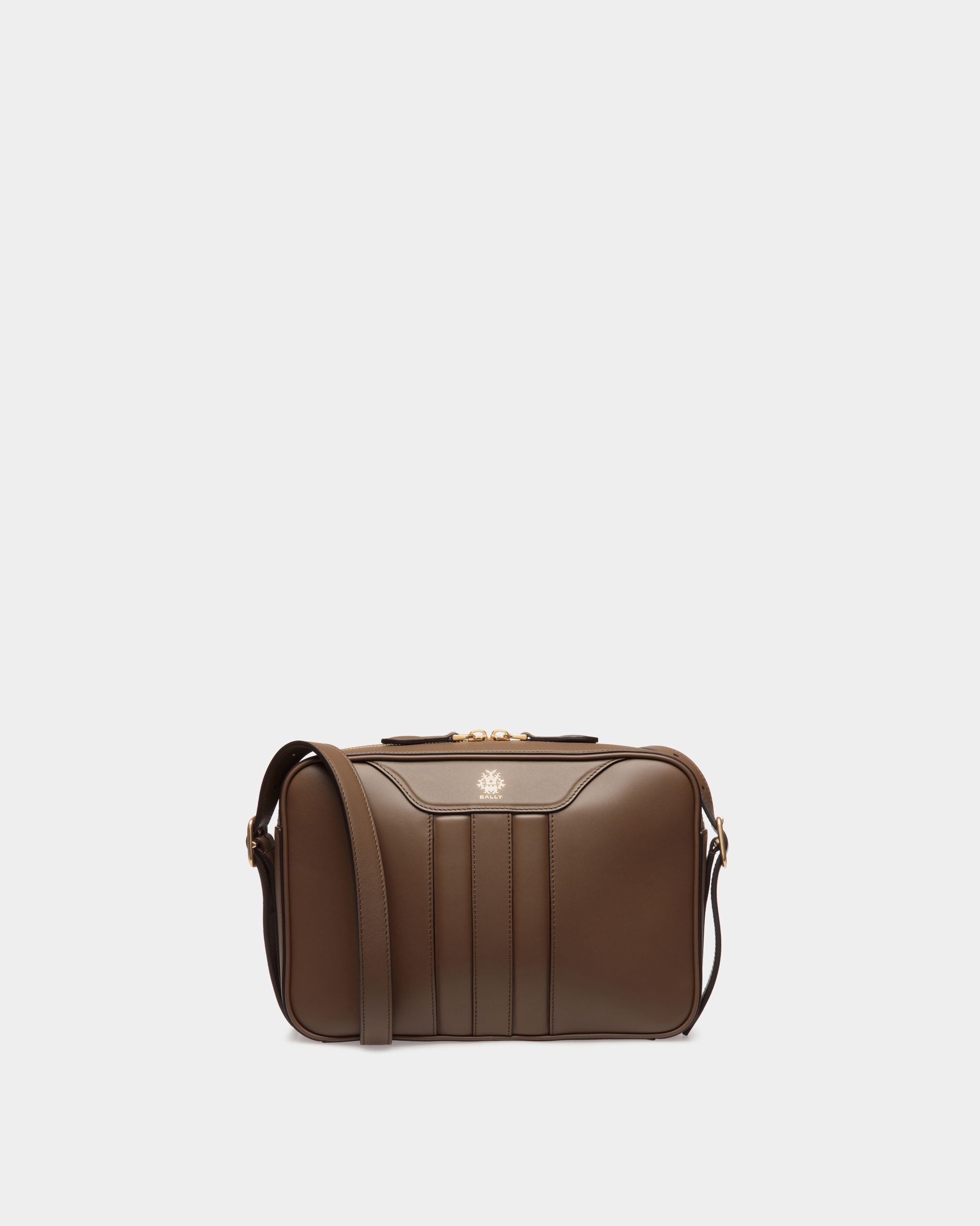 Bally Global - Beckett Crossbody Bag In Marron Glacé Leather - Brown