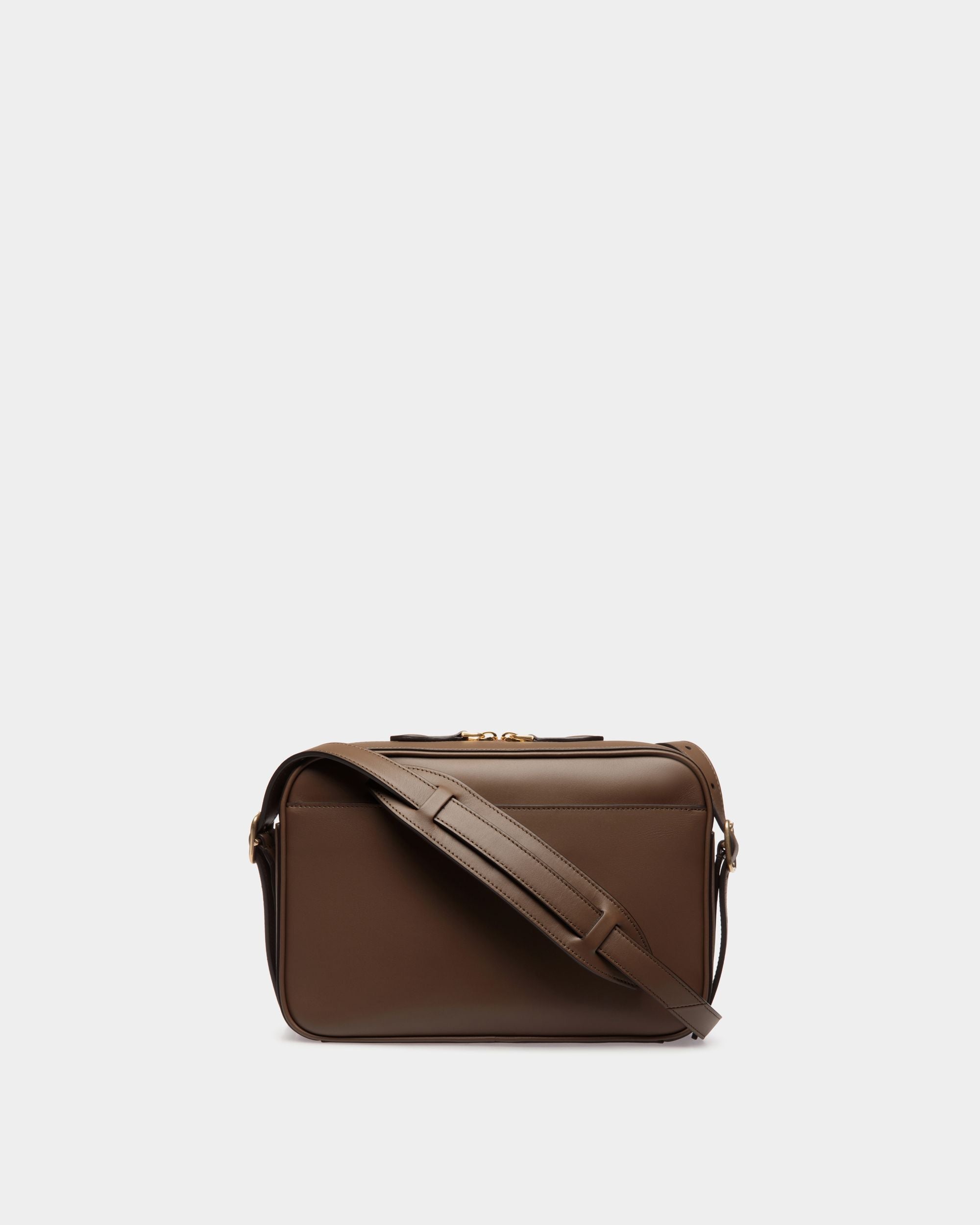 Bally Global - Beckett Crossbody Bag In Marron Glacé Leather - Brown