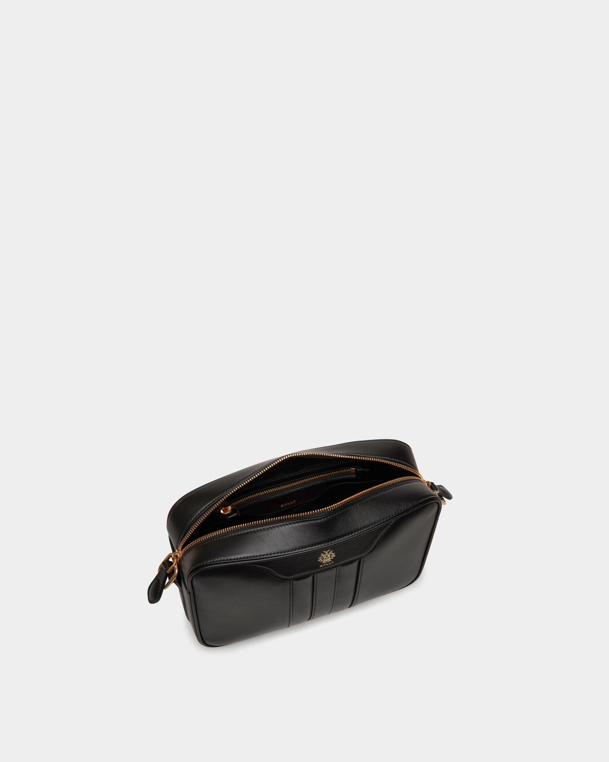 Bally Global - Beckett Crossbody Bag In Black Leather - Black