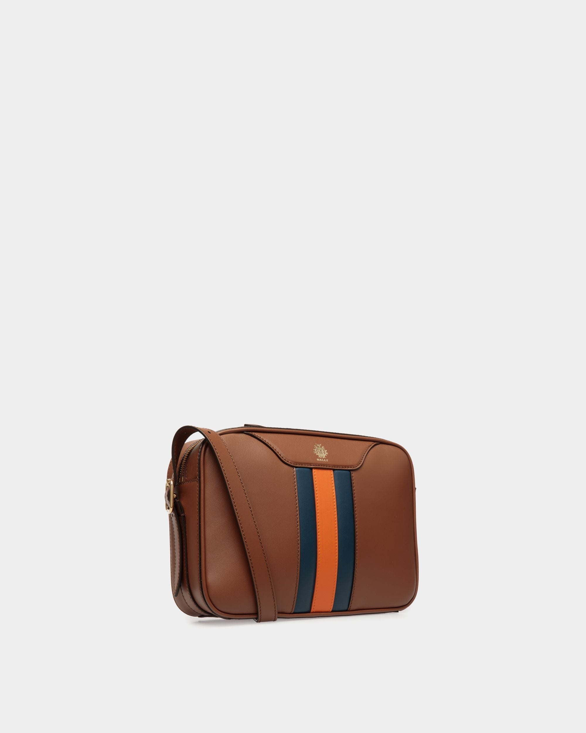 Bally Global - Sac À Bandoulière Beckett En Cuir Marron - Multicolore