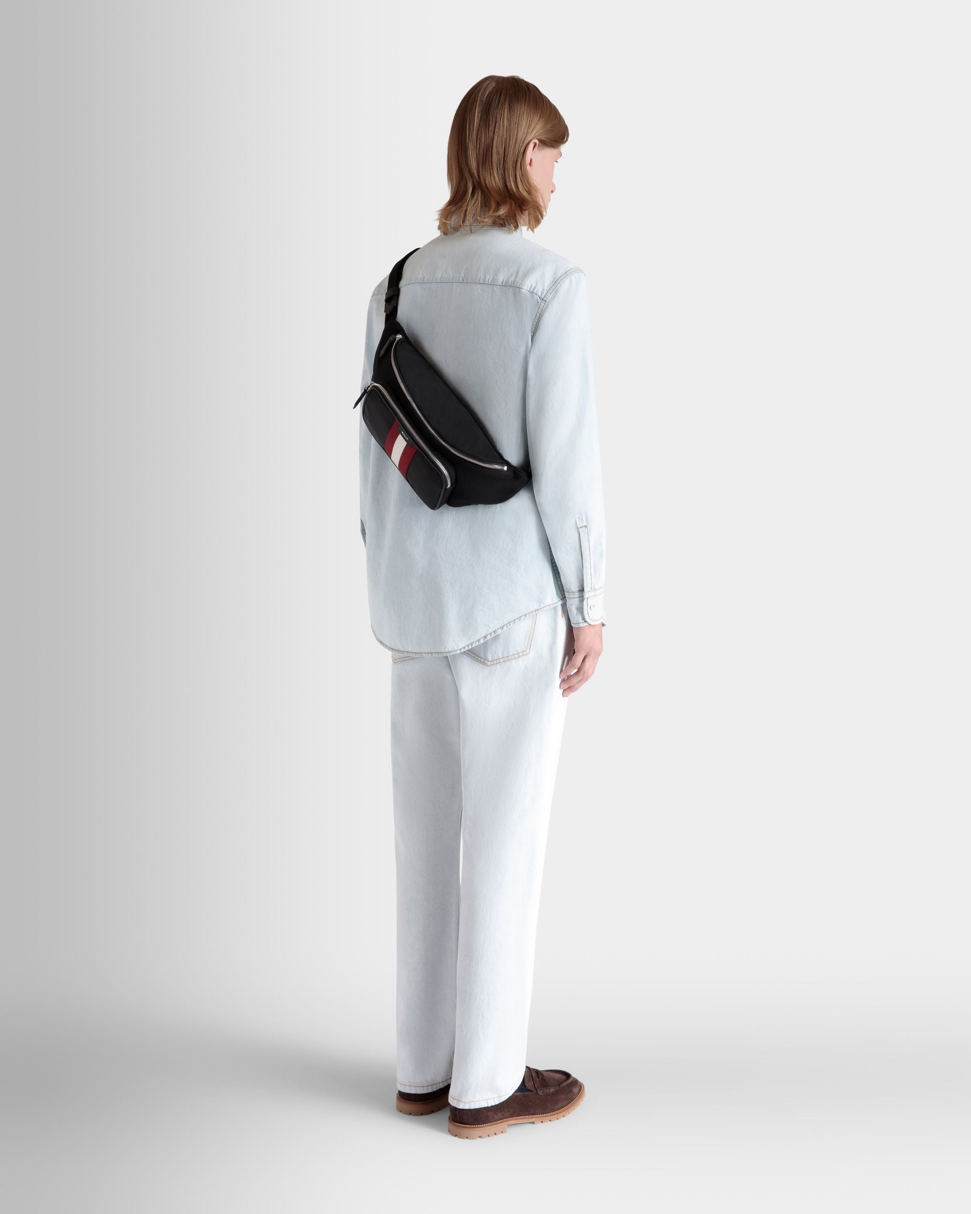 Bally Global - Code Belt Bag in Black Nylon - Noir