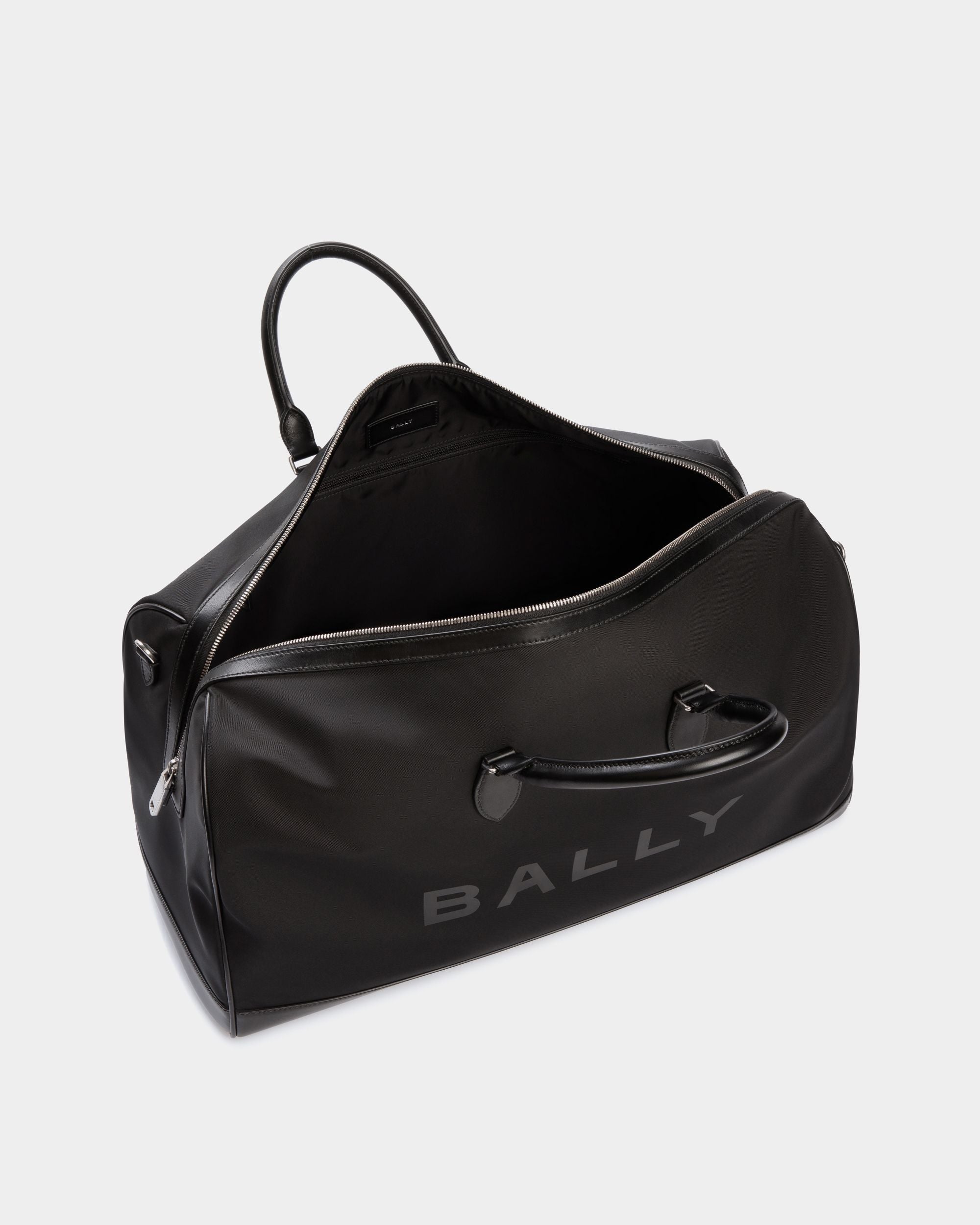 Bally Global - Bar Weekender in Black Nylon And Leather - Black