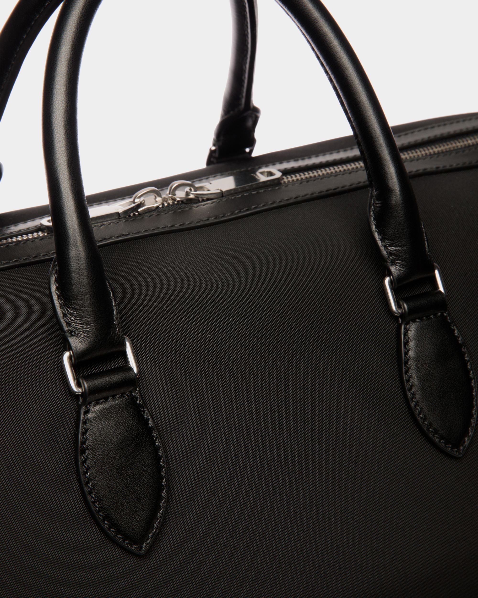 Bally Global - Bar Weekender in Black Nylon And Leather - Black