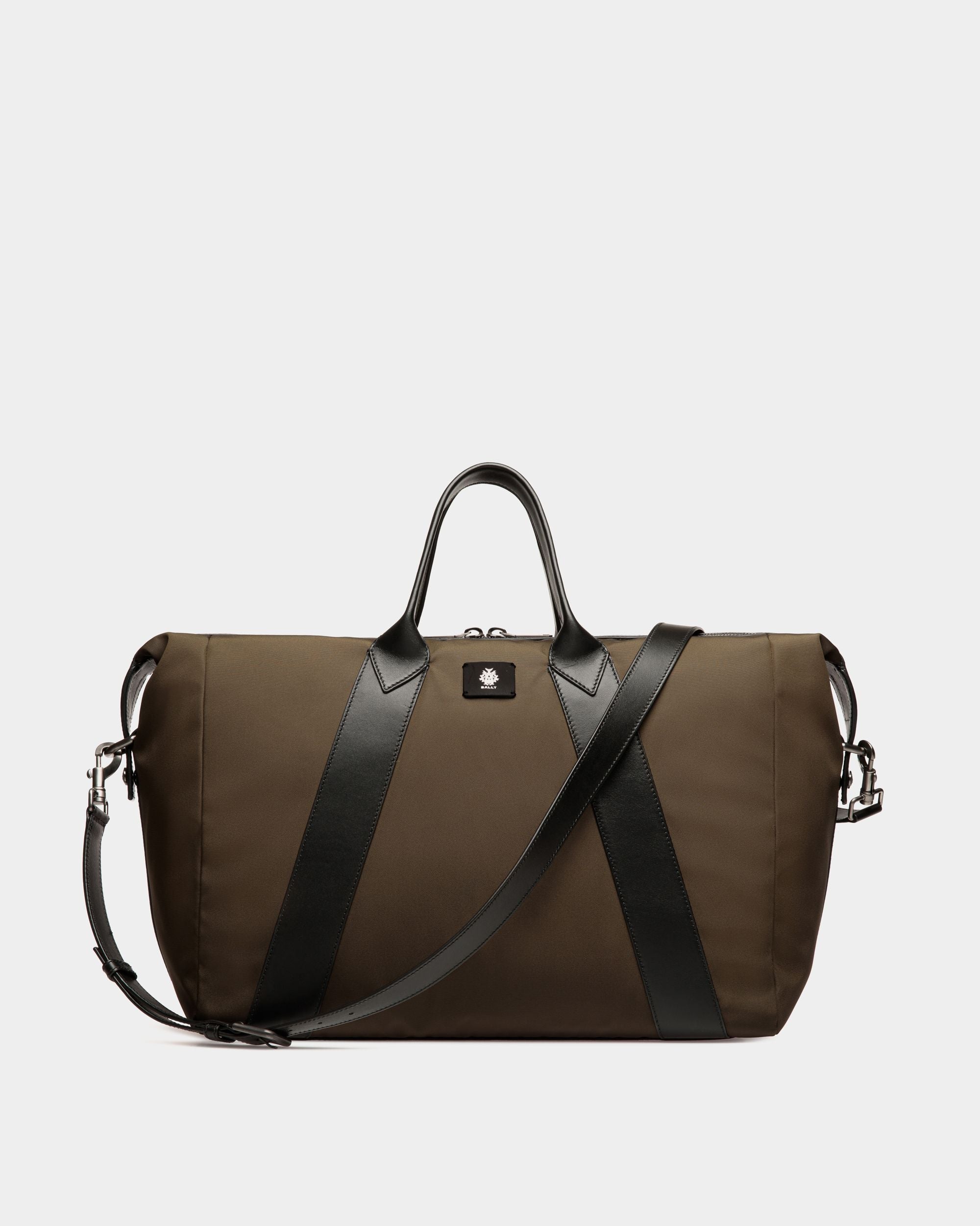 Bally Global - Bolsa De Fin De Semana Adrien Brody Travel Collection De Nailon Military Green Y Negro - Verde