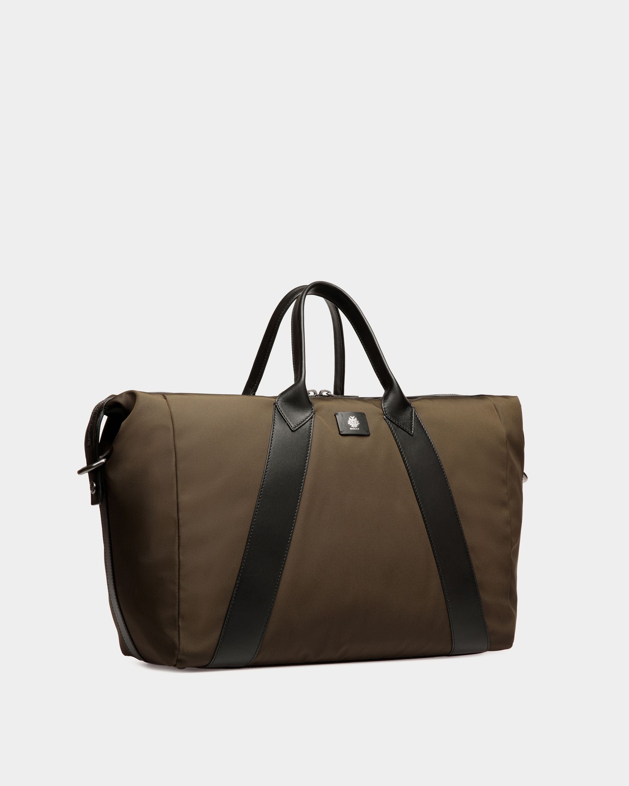 Bally Global - Bolsa De Fin De Semana Adrien Brody Travel Collection De Nailon Military Green Y Negro - Verde