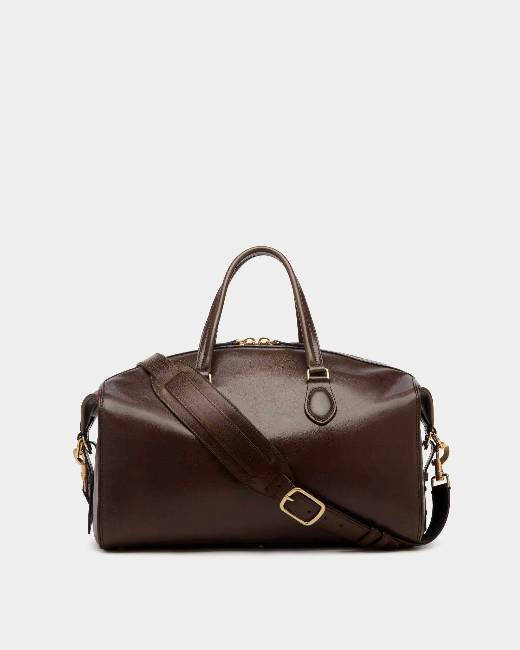 Bally Global - Bolso De Fin De Semana Beckett De Piel Ébano - Marrón