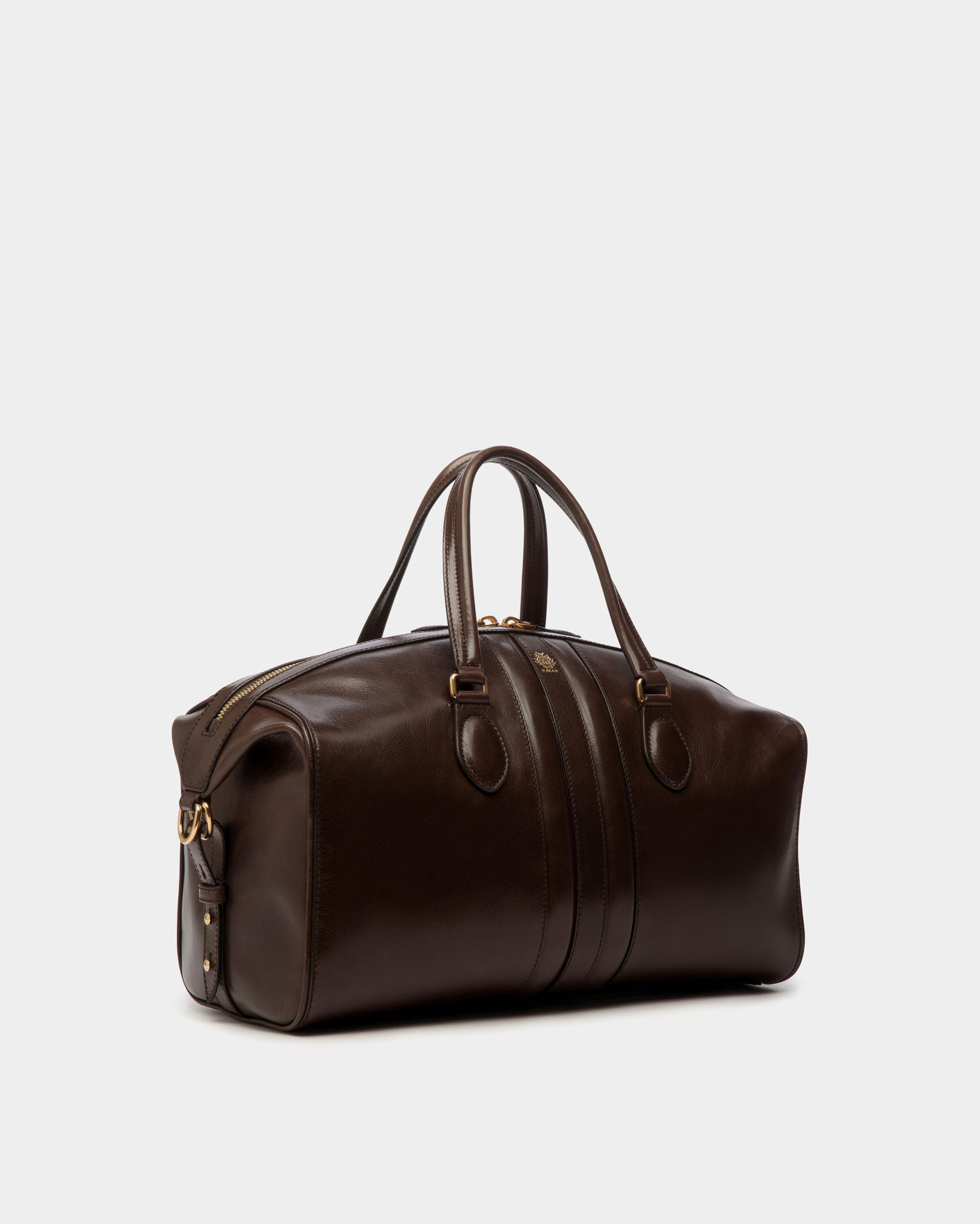 Bally Global - Bolso De Fin De Semana Beckett De Piel Ébano - Marrón