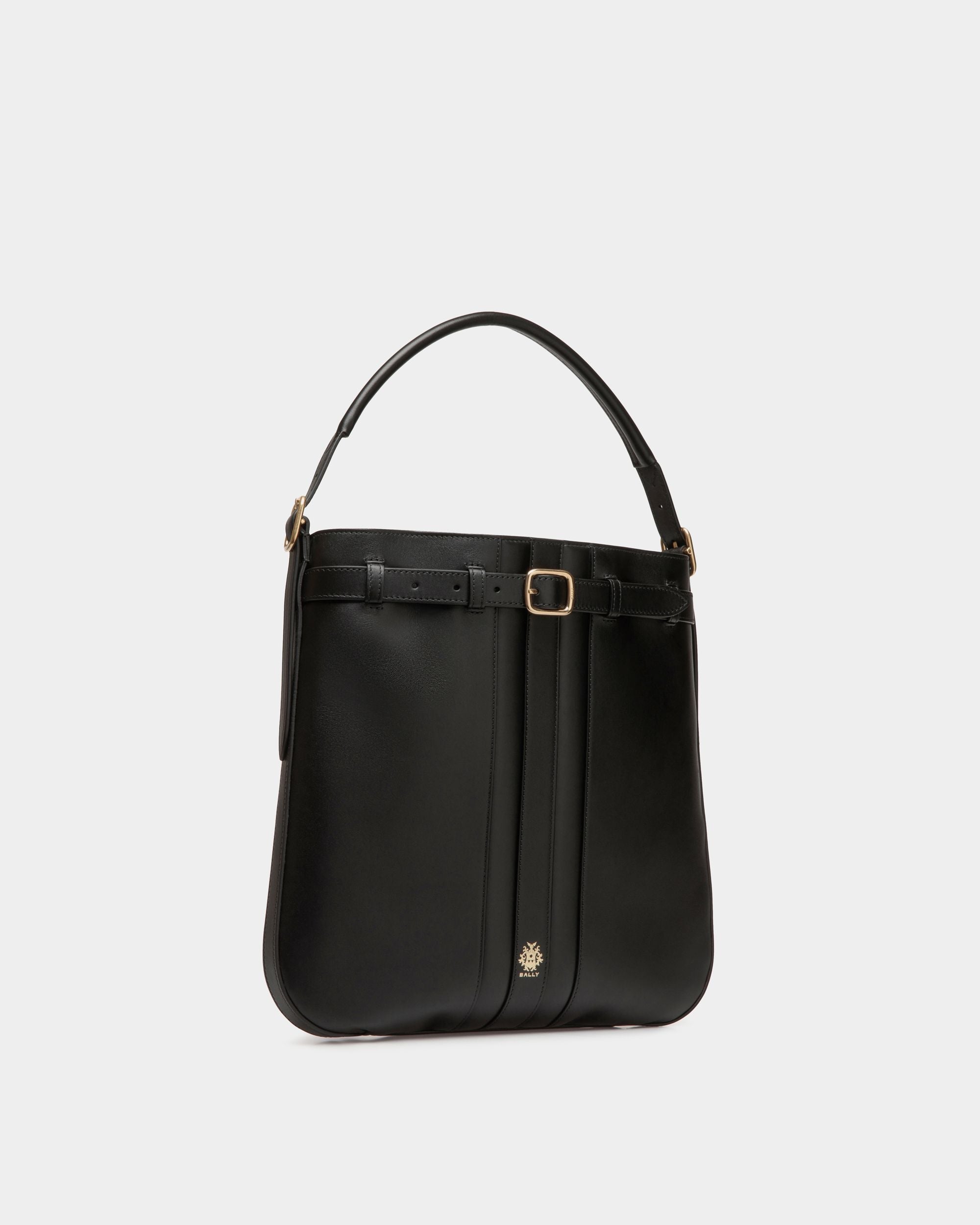 Bally Global - Beckett Crossbody Bag In Black Leather - Noir