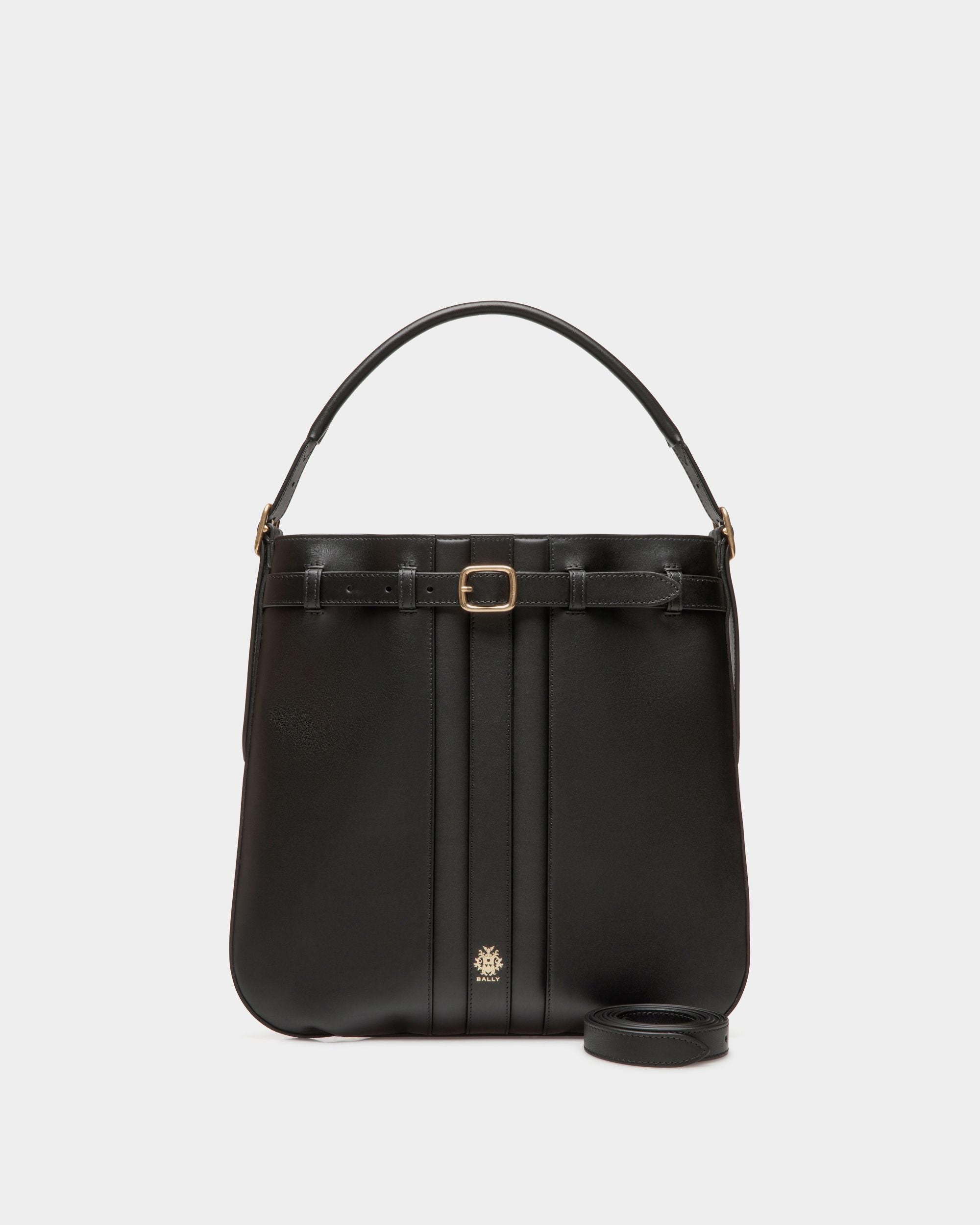 Bally Global - Beckett Crossbody Bag In Black Leather - Noir