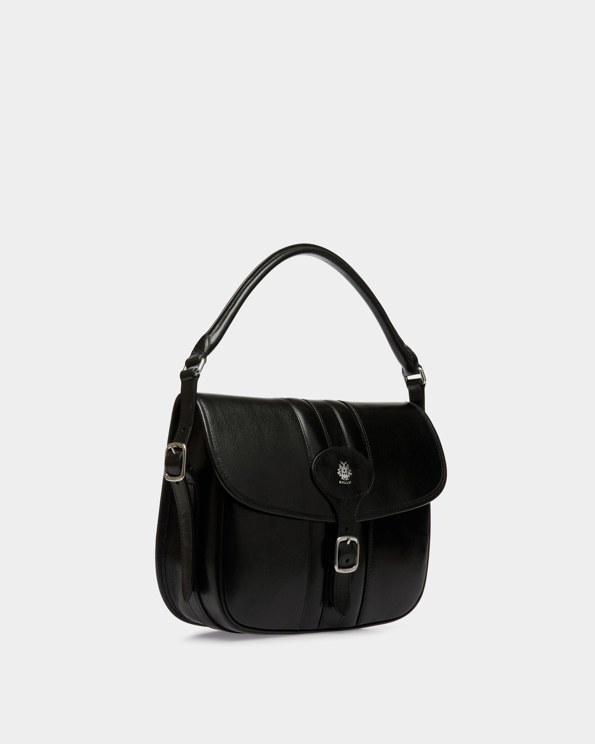 Bally Global - Beckett Crossbody Bag In Black Leather - Black