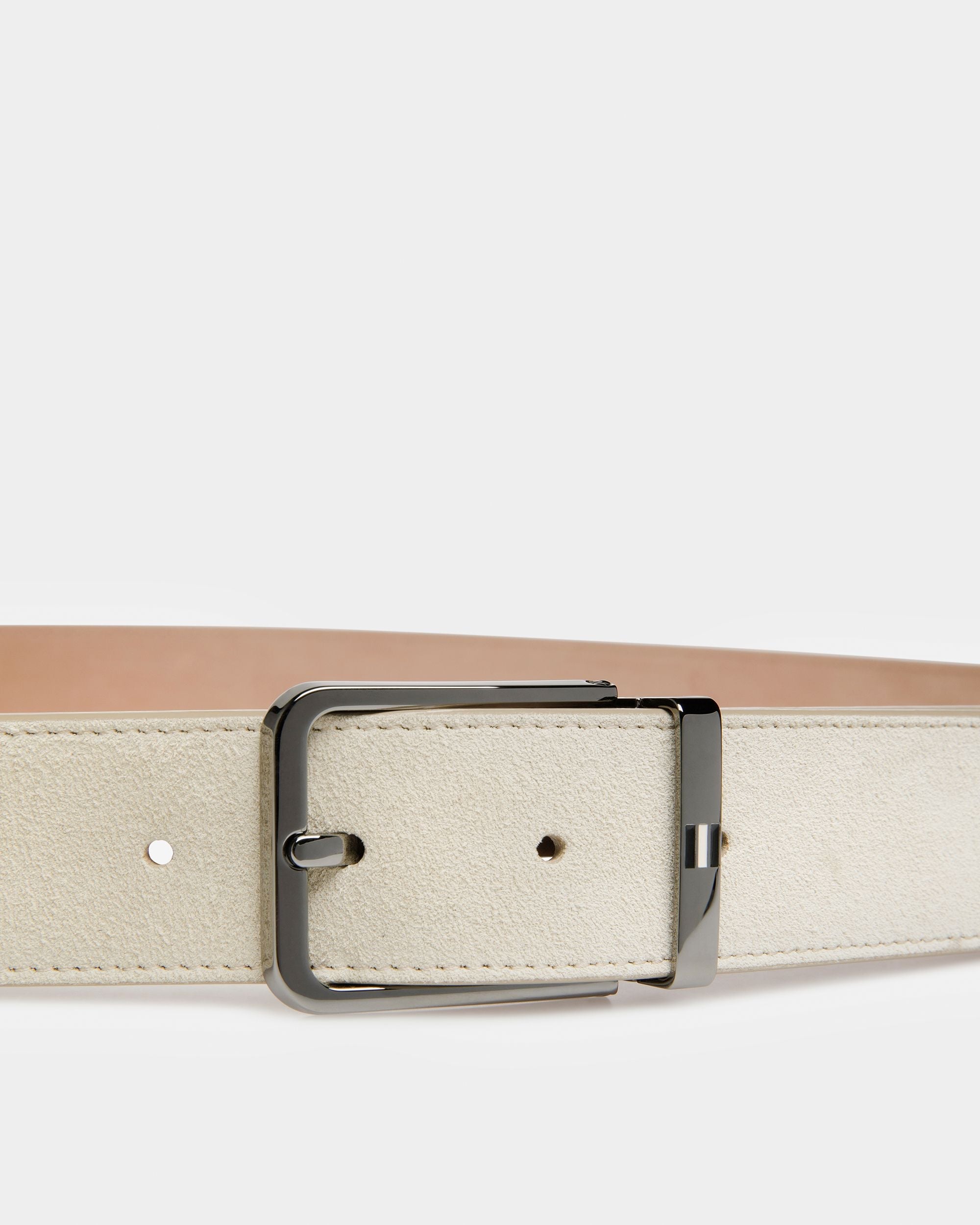Bally Global - Arkin Leather 35Mm Belt In Fossil - Beige