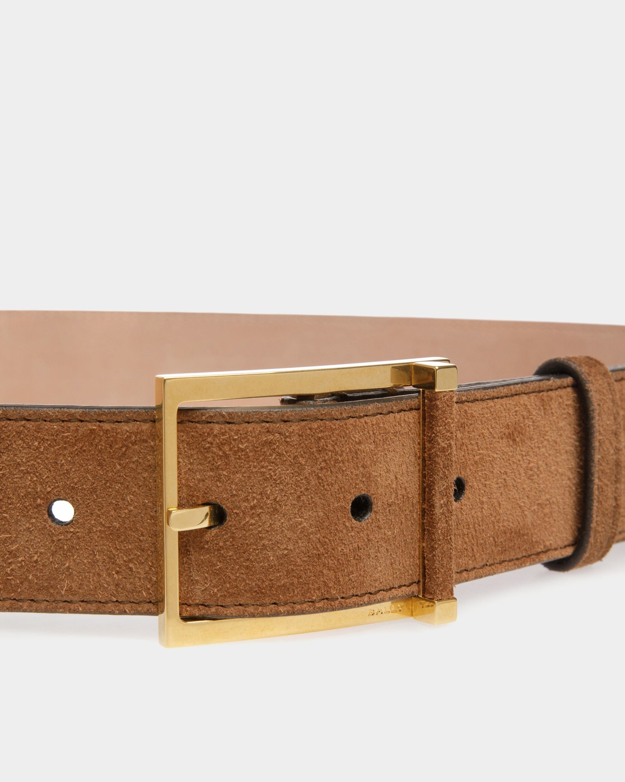 Bally Global - Dress Belt In Brown Leather - Marrón