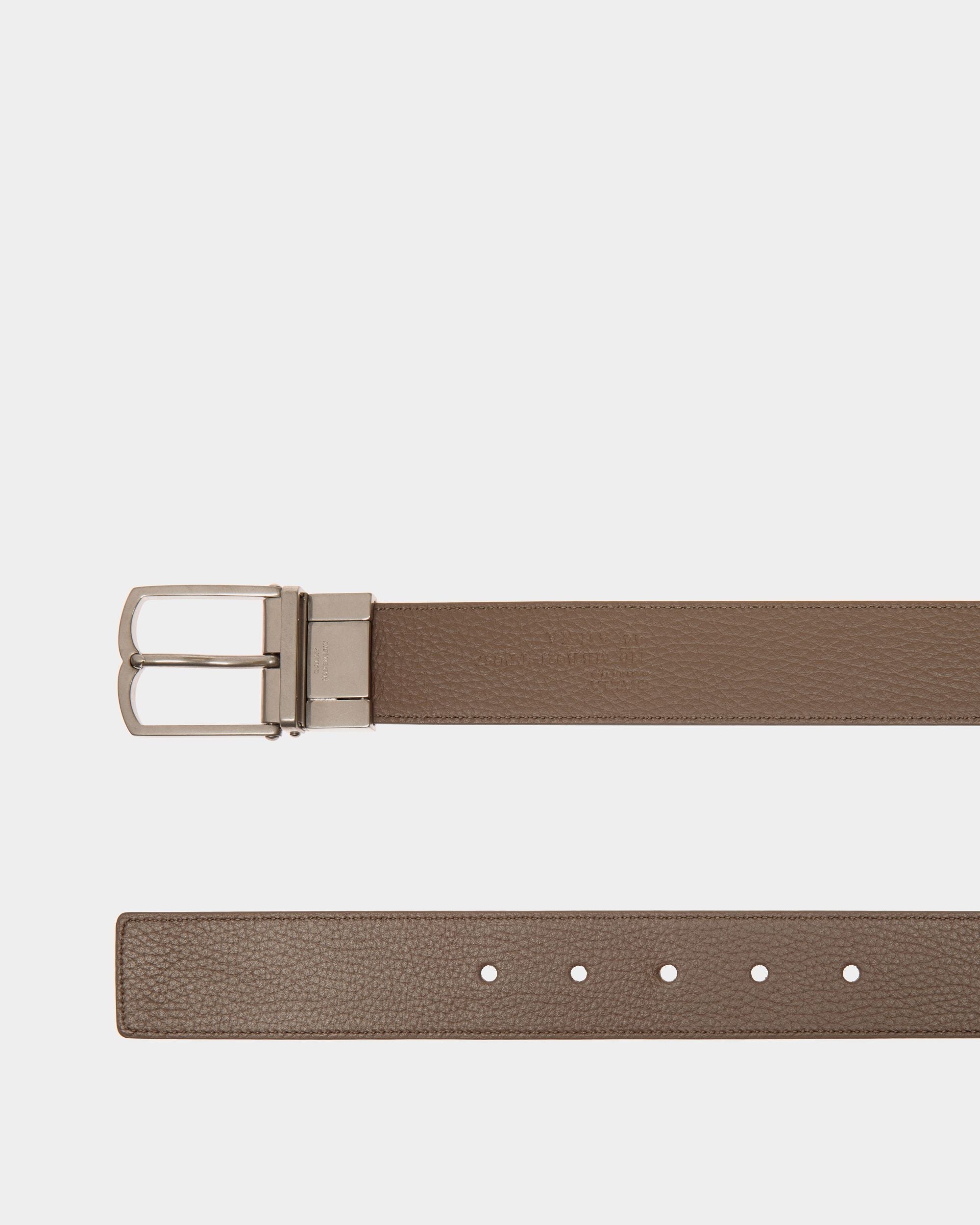 Bally Global - Country 35mm Reversible And Adjustable Belt in Pennant Motif And Leather - Beige