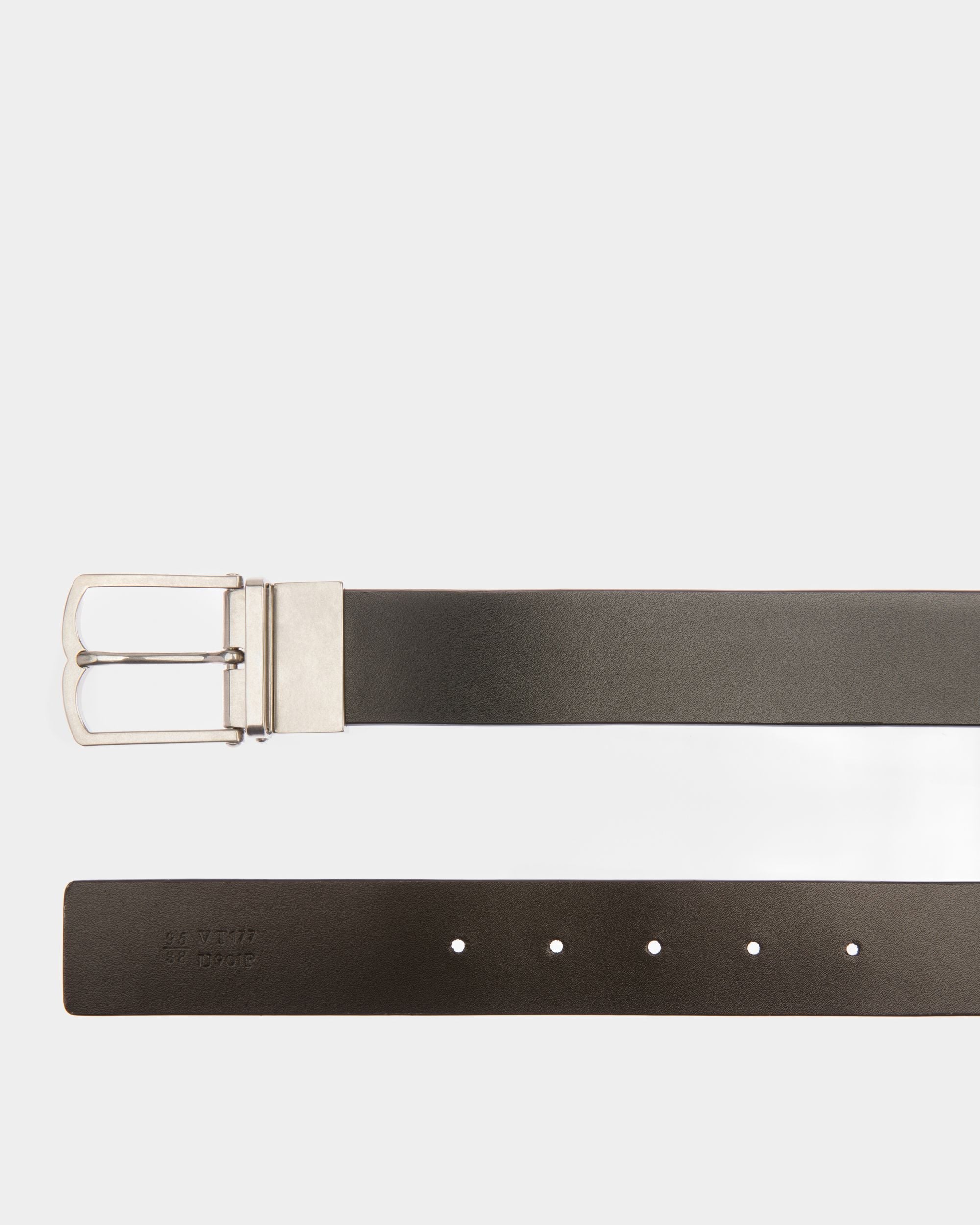 Bally Global - Dress Belt In Black Leather - Black