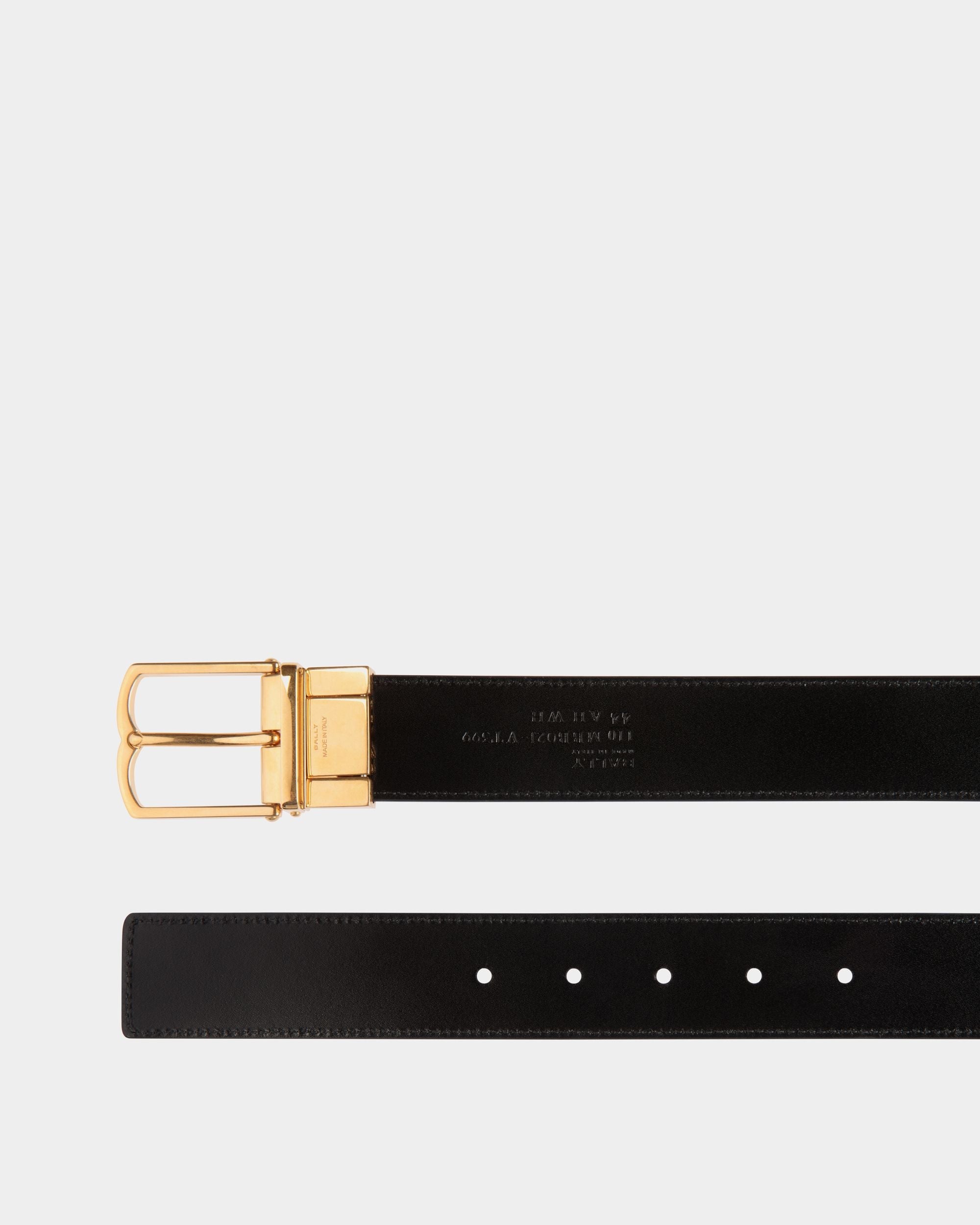 Bally Global - Dress Belt In Brown And Black Leather - Brown
