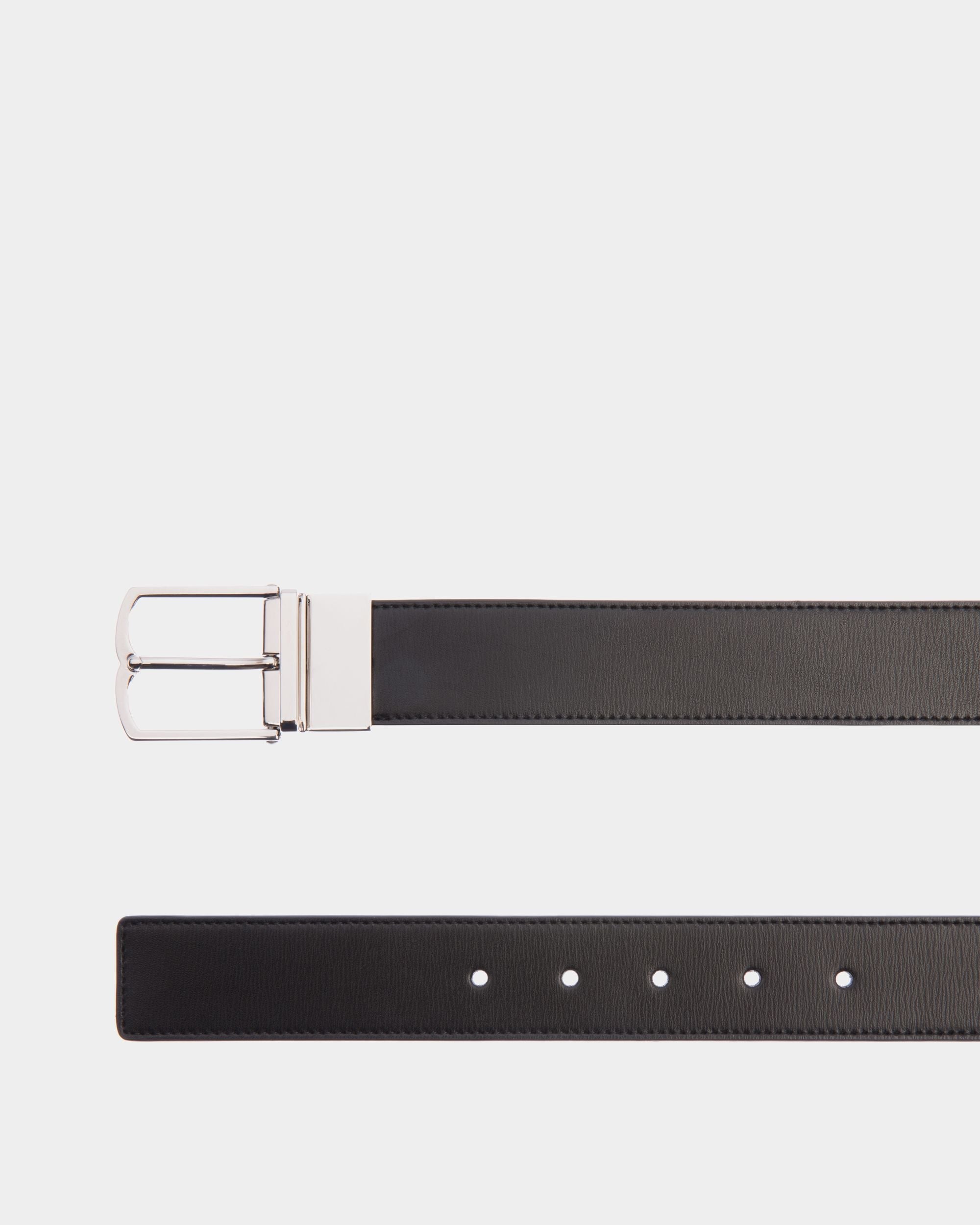 Bally Global - Country 35mm Reversible And Adjustable Belt In Black Leather - Black