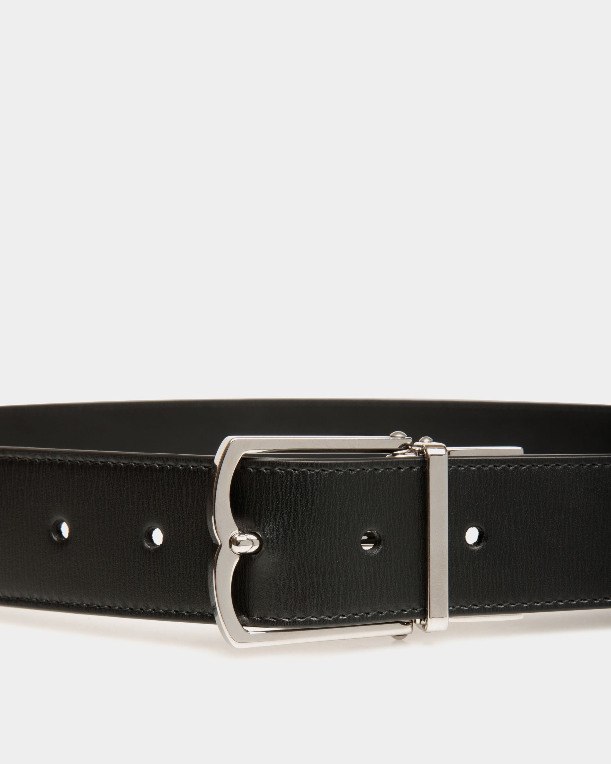 Bally Global - Country 35mm Reversible And Adjustable Belt In Black Leather - Black
