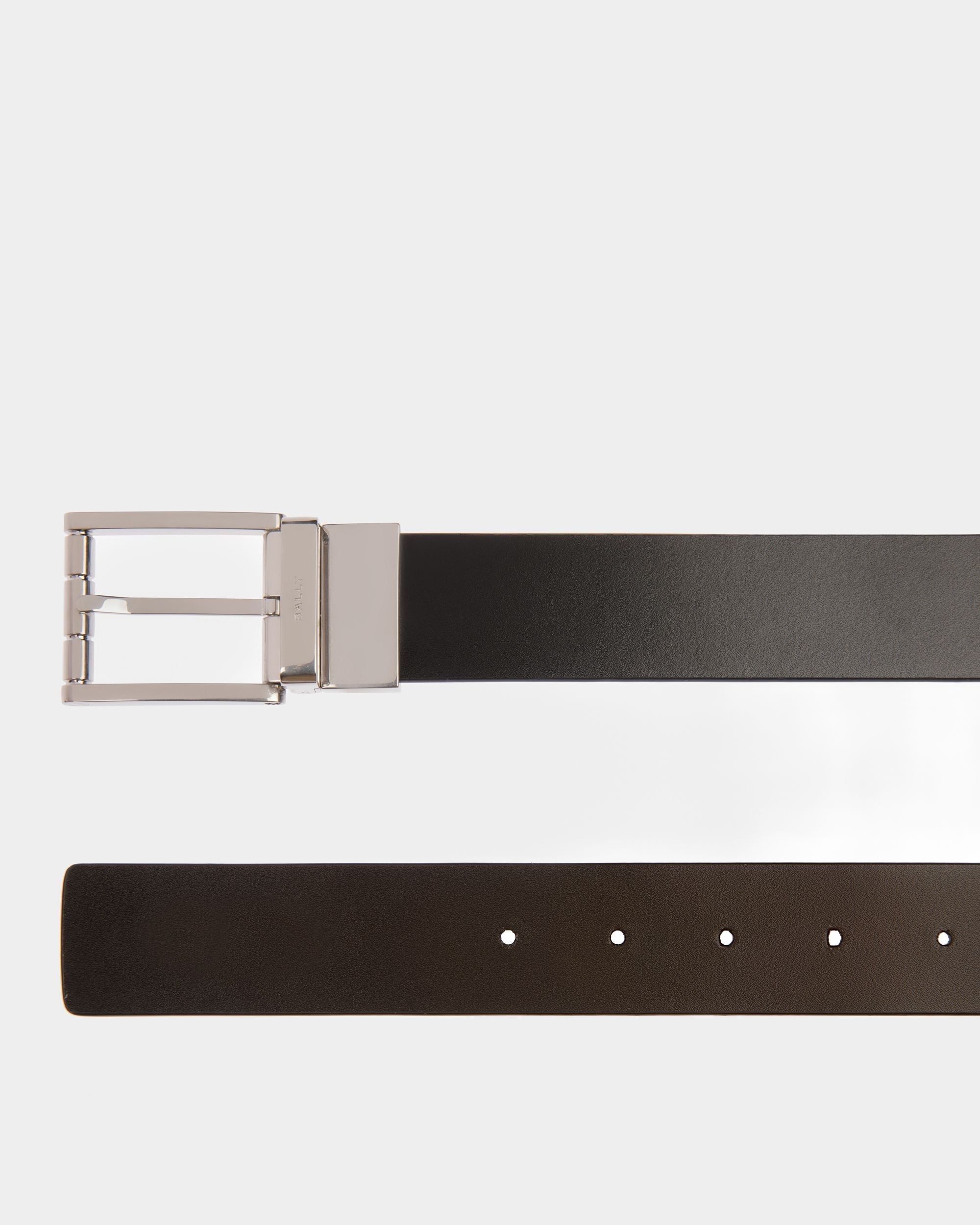 Bally Global - Dress Belt In Black Leather - Black