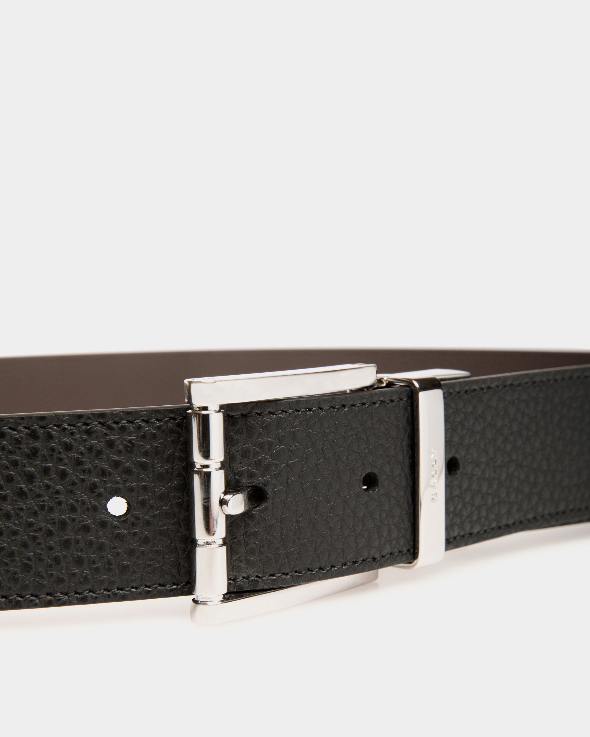Bally Global - Astory 35mm Reversible And Adjustable Belt In Black And Brown Leather - Multicolor