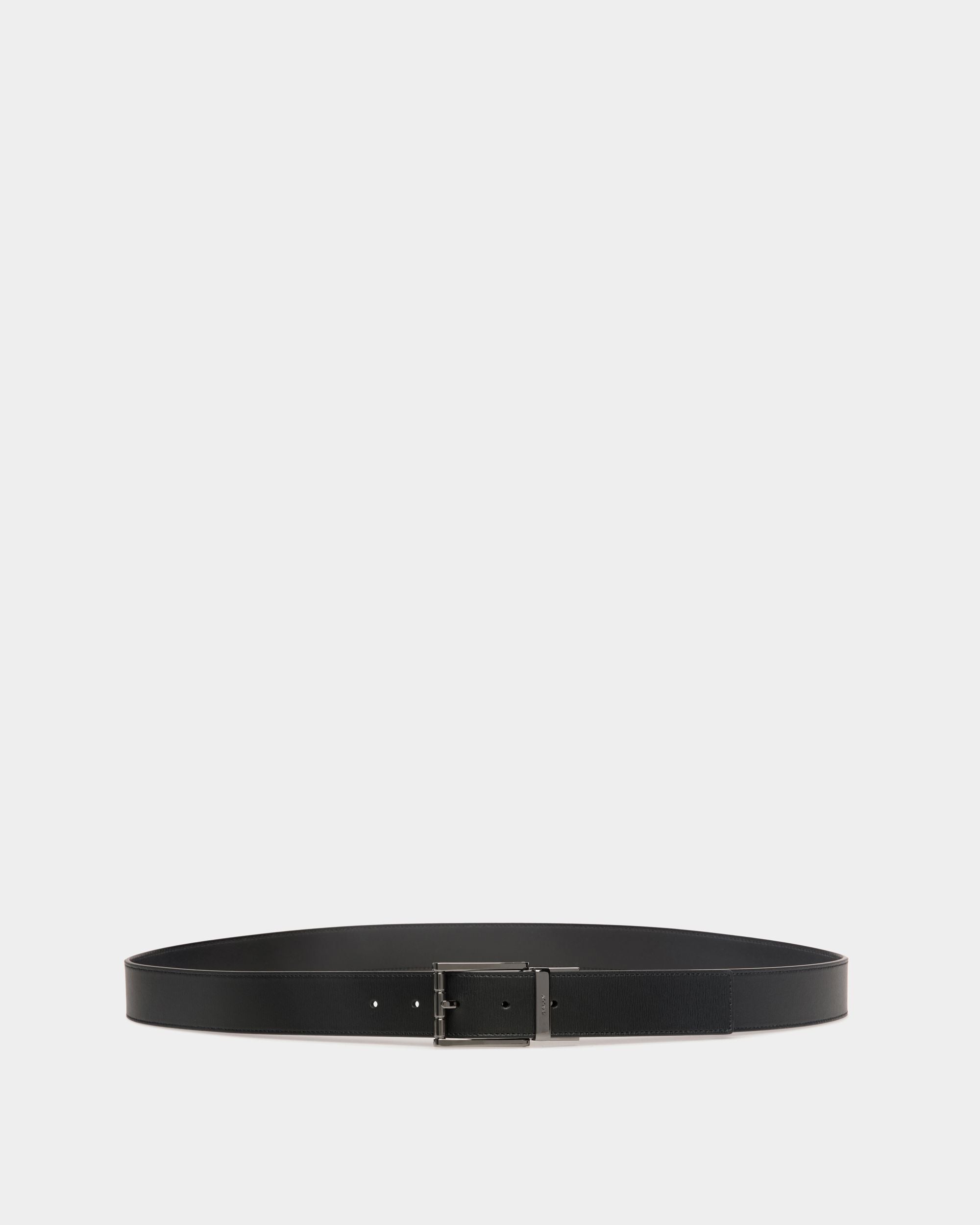 Bally Global - Astory 35mm Reversible And Adjustable Belt In Black Leather - Negro