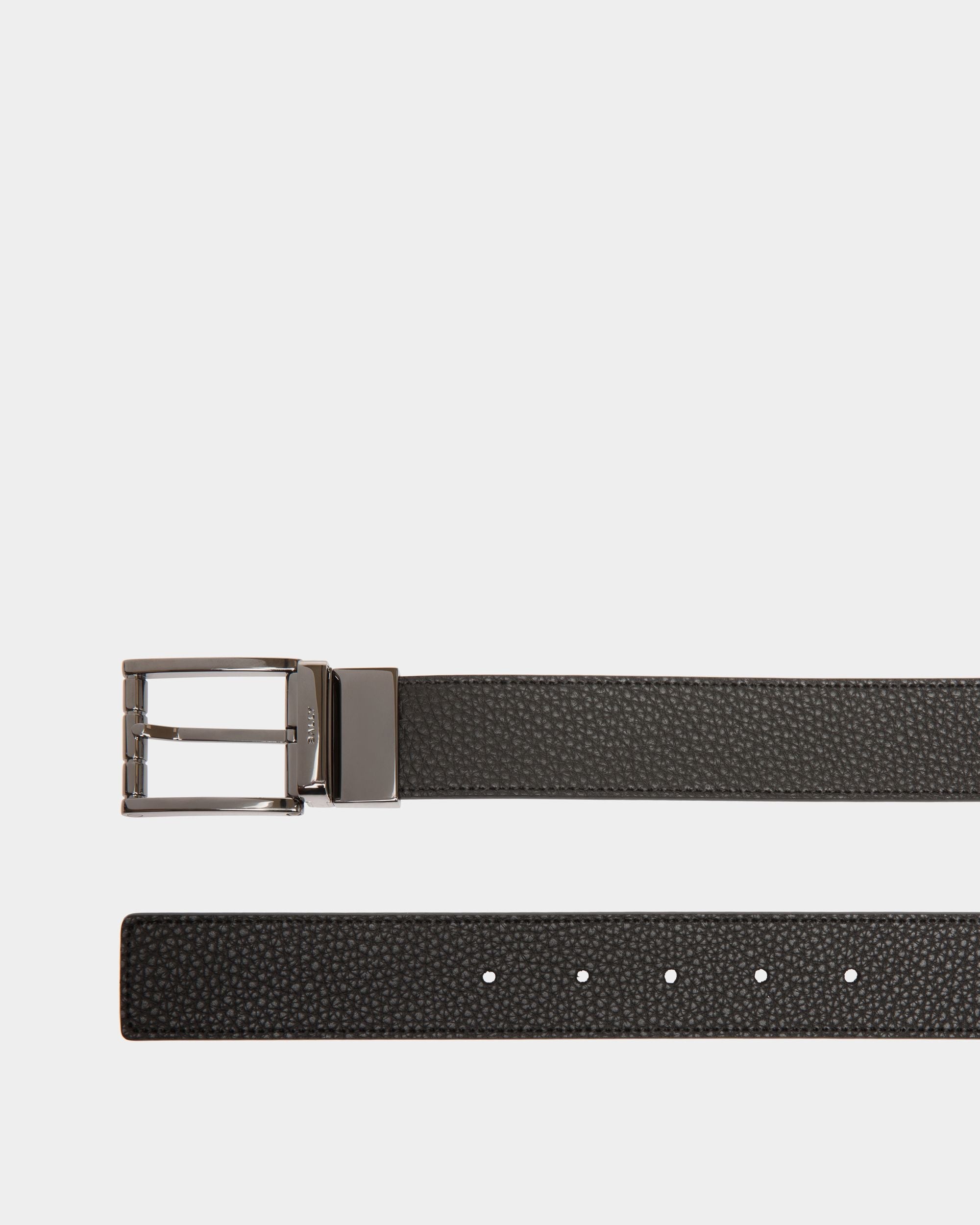 Bally Global - Astory 35mm Reversible And Adjustable Belt in Black Leather - Black