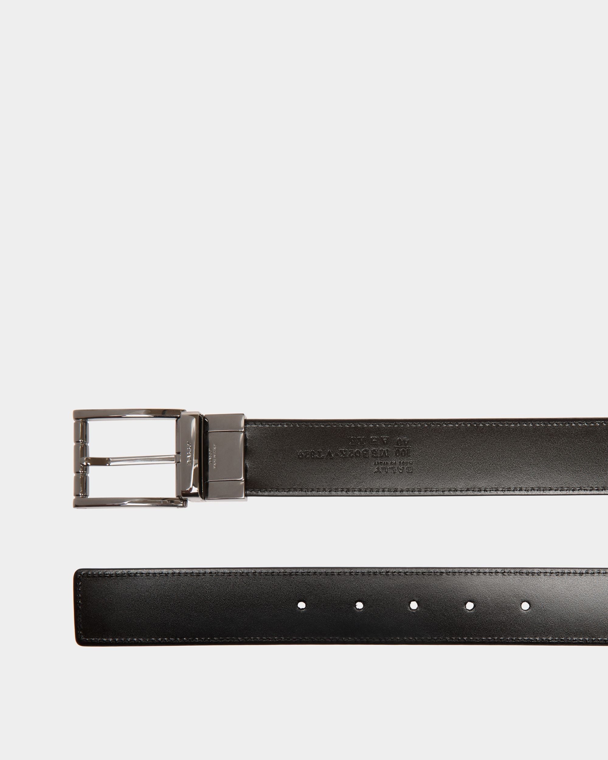 Bally Global - Astory 35mm Reversible And Adjustable Belt in Black Leather - Black