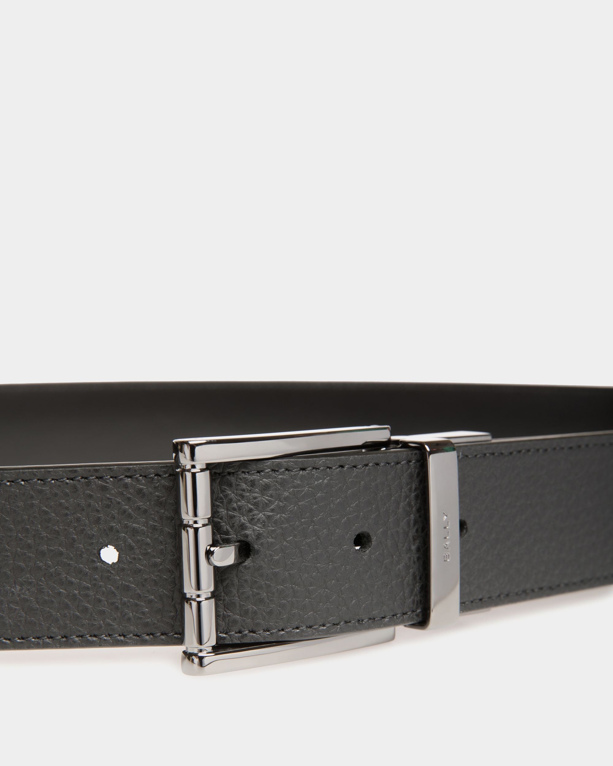 Bally Global - Astory 35mm Reversible And Adjustable Belt in Black Leather - Black