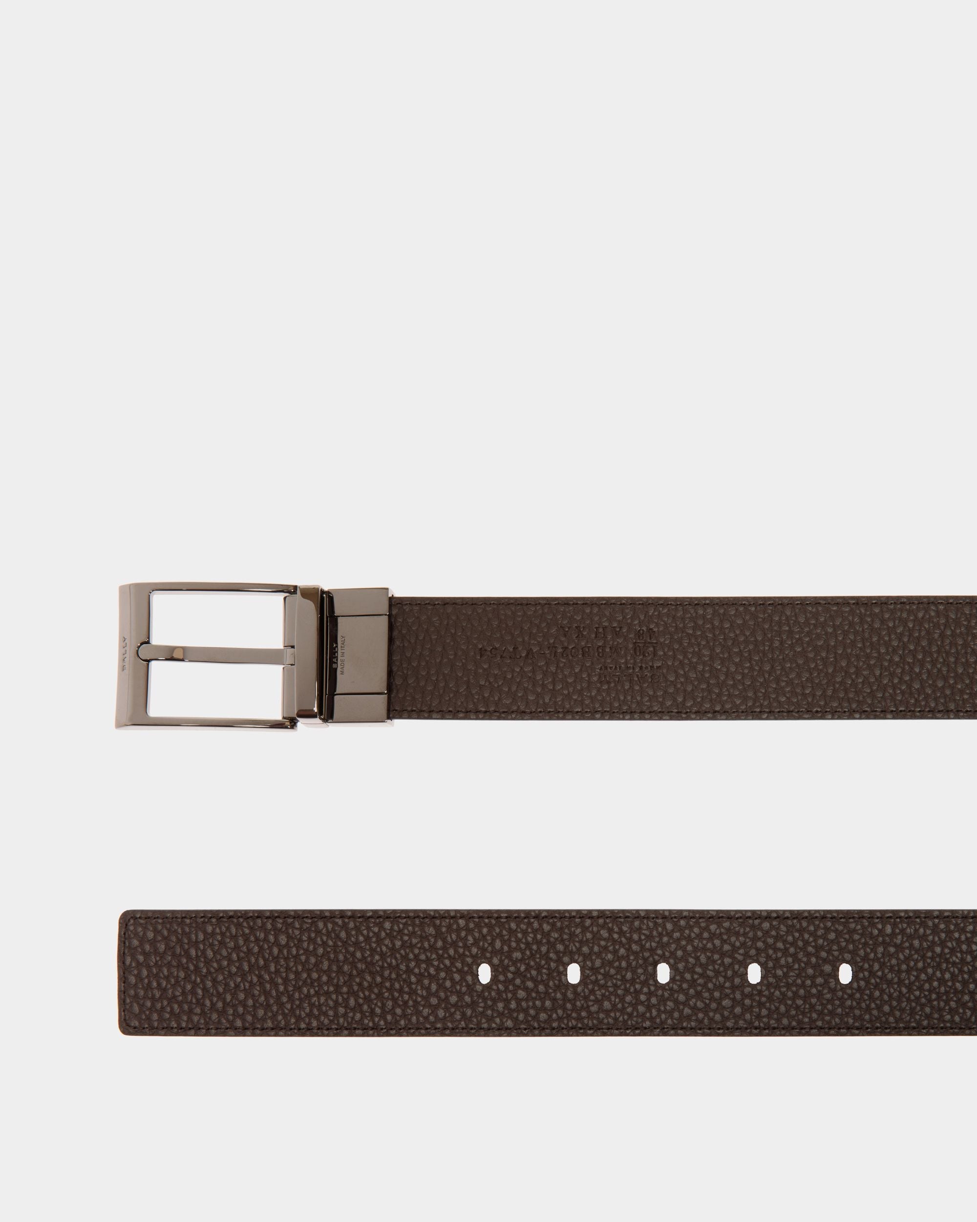 Bally Global - Shiffie 35mm Reversible And Adjustable Belt in Black And Ebony Leather - Multicolor