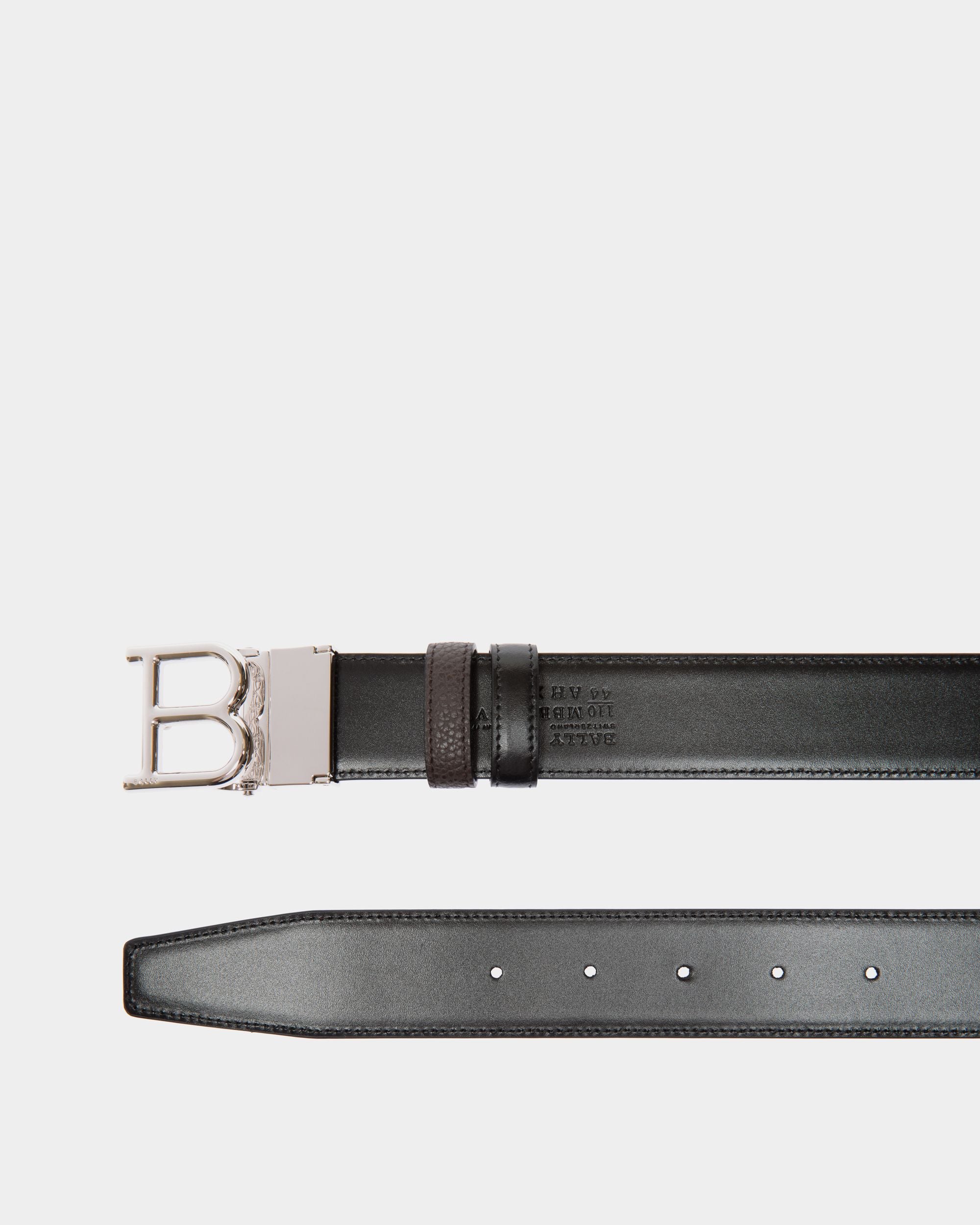 Bally Global - Adjustable Reversible Belt In Brown Leather - Brown