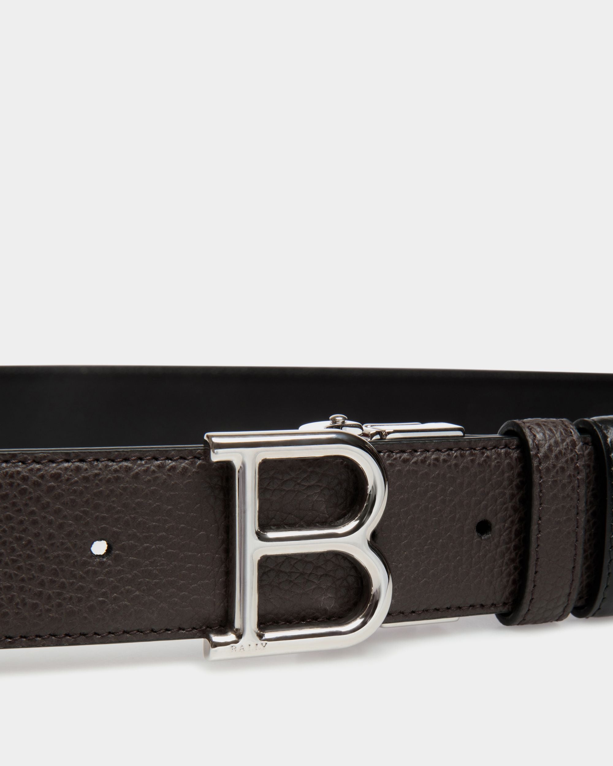 Bally Global - Adjustable Reversible Belt In Brown Leather - Brown