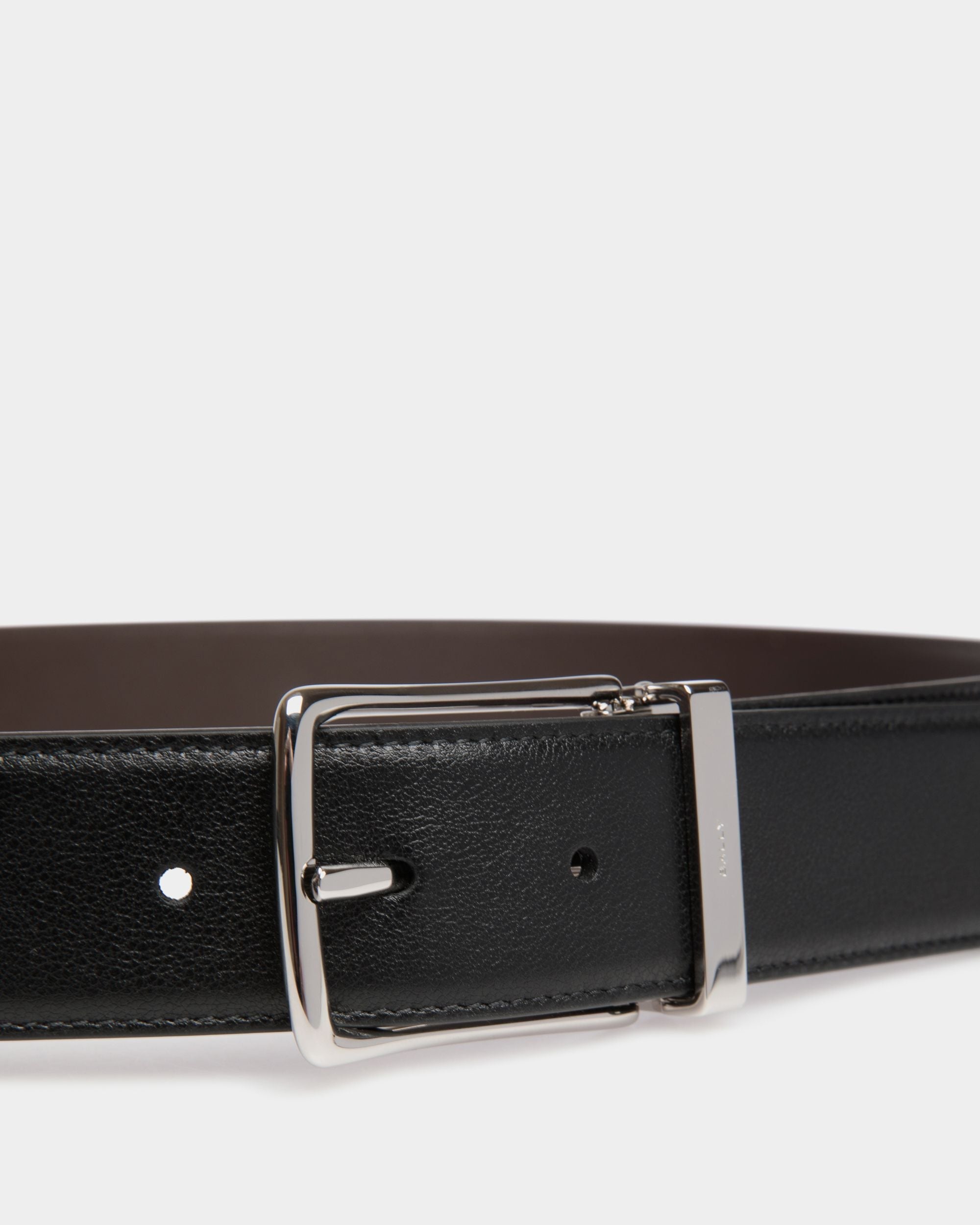 Bally Global - Ketter 35mm Reversible And Adjustable Belt in Black And Brown Leather - Multicolor