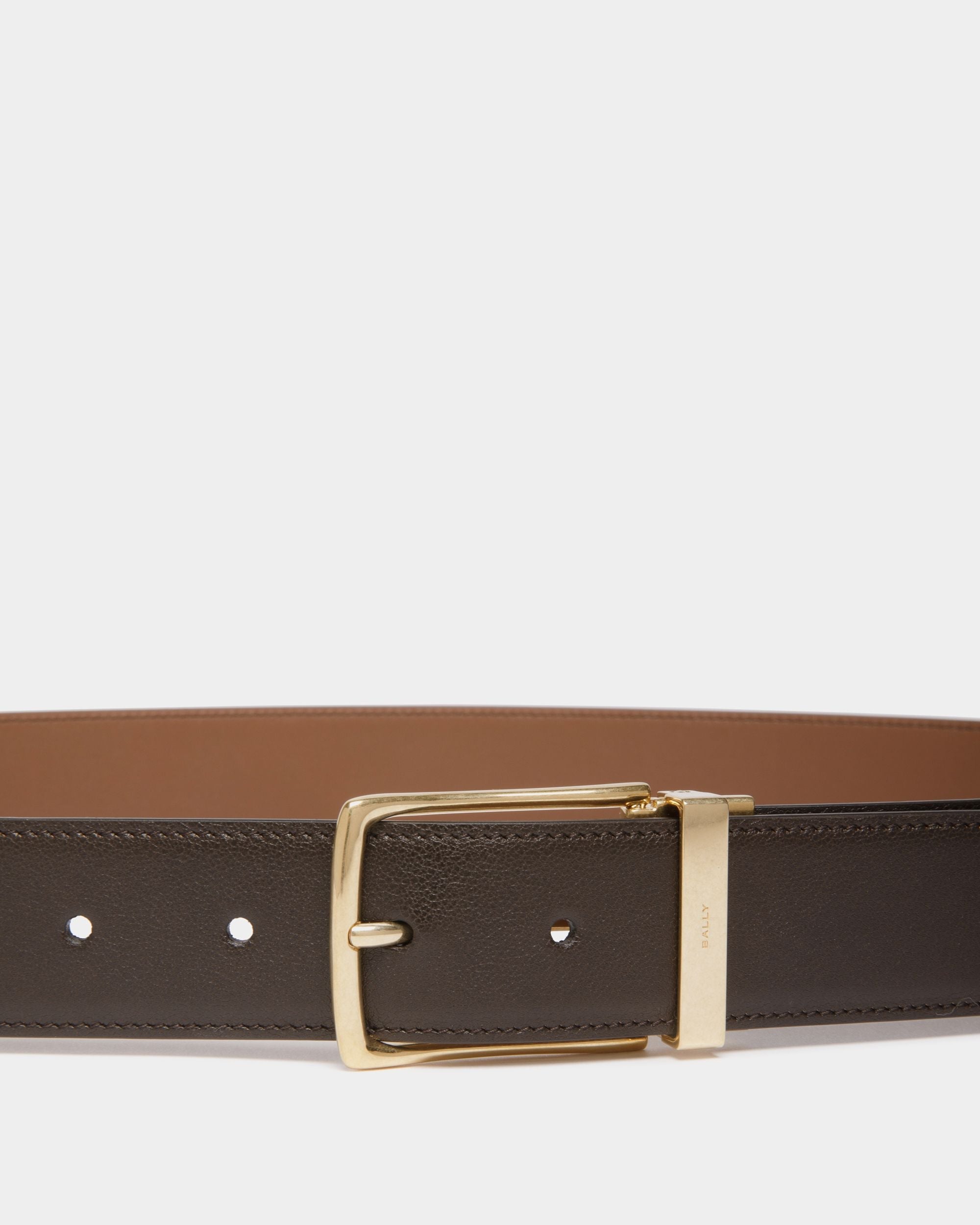 Bally Global - Ketter 35mm Reversible And Adjustable Belt in Brown Leather - Brown