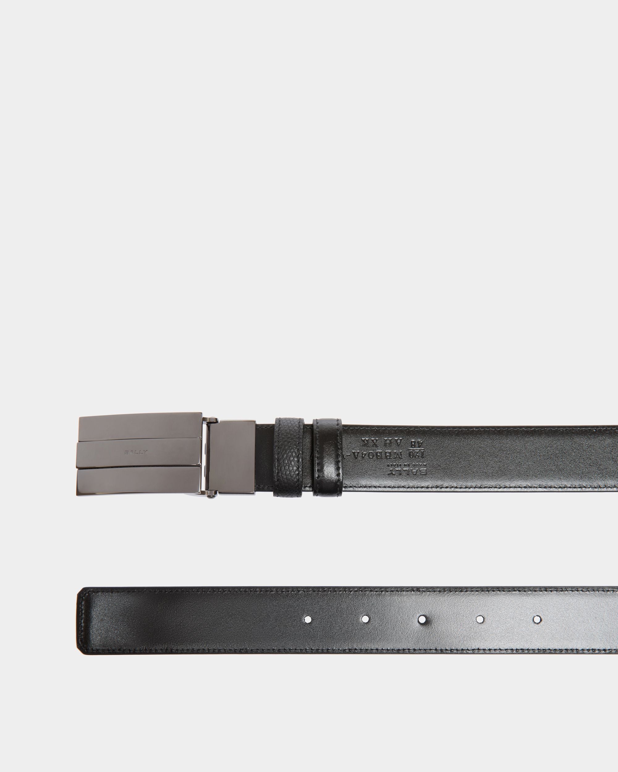 Bally Global - Dress Adjustable-Reversible Belt In Multicolor Leather - Multicolor