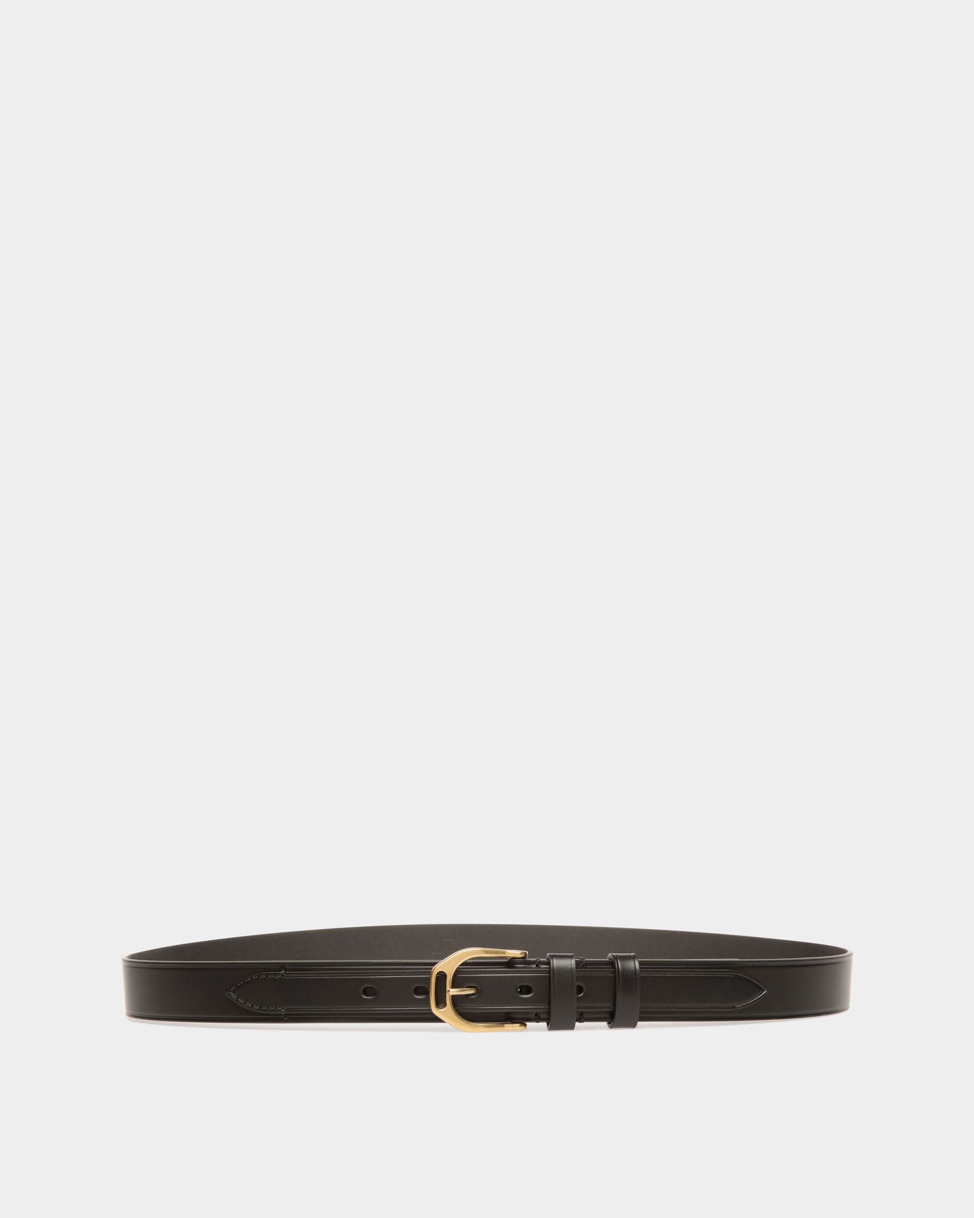 Bally Global - Hans 30mm Belt in Black Leather - Black