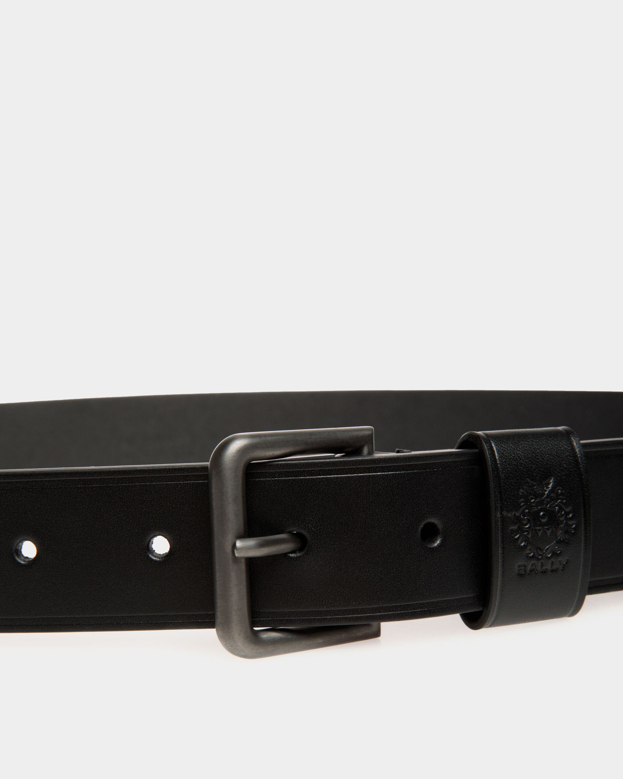 Bally Global - Adrien Brody Travel Collection Belt In Black Leather - Black