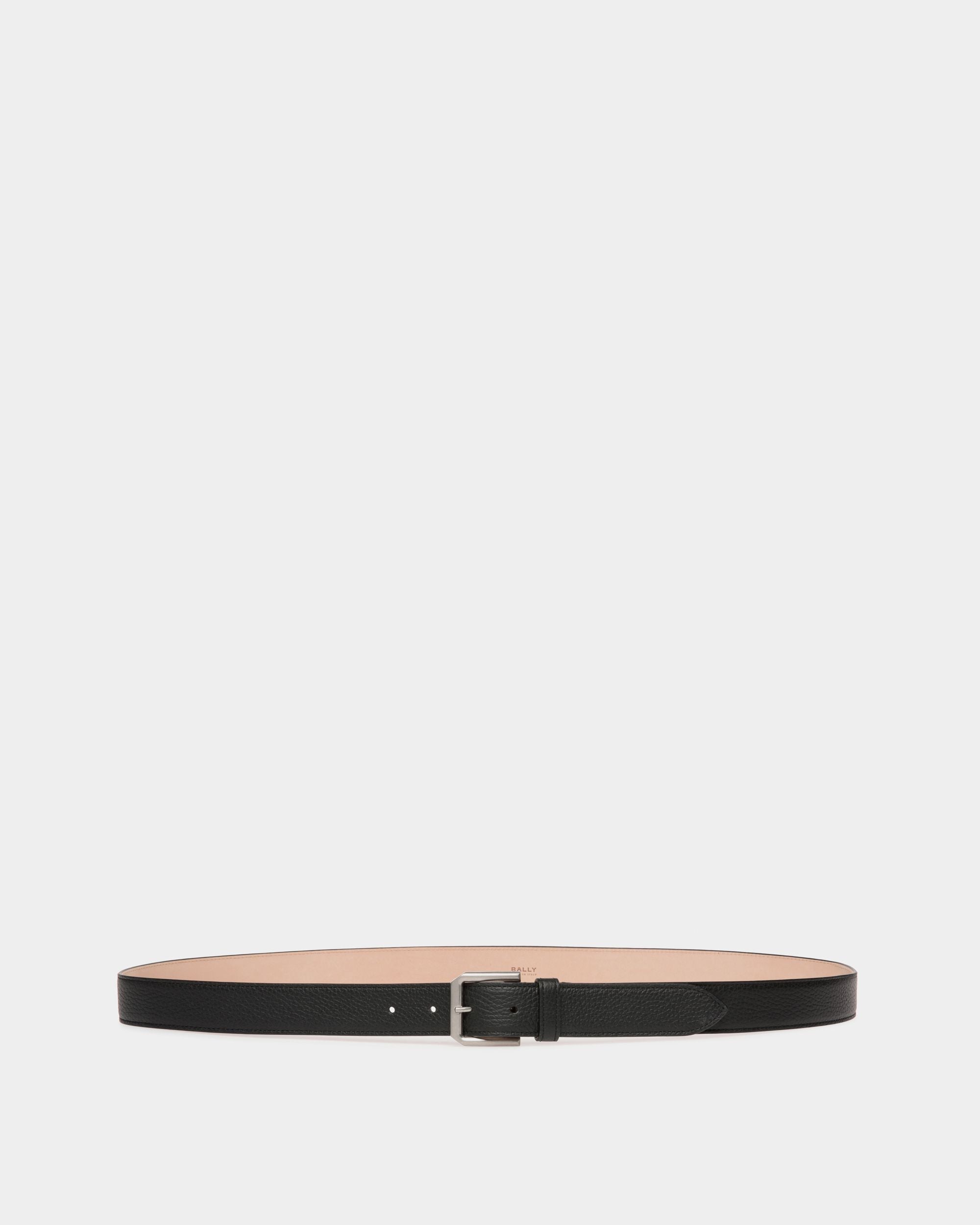 Bally Global - Cinturón Carl 30 Mm De Piel Negra - Negro