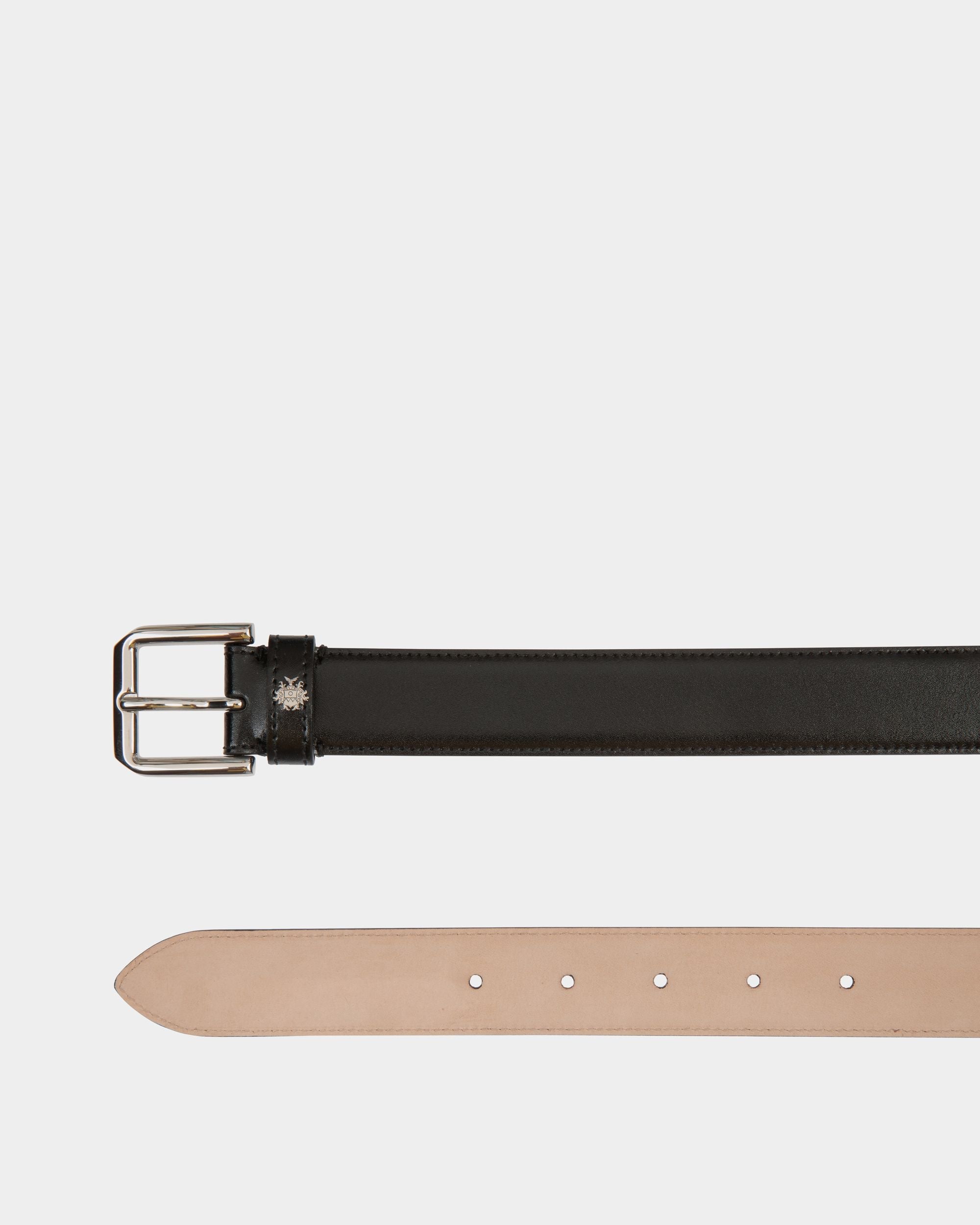 Bally Global - Cinturón Carl 30 Mm De Piel Negra - Negro