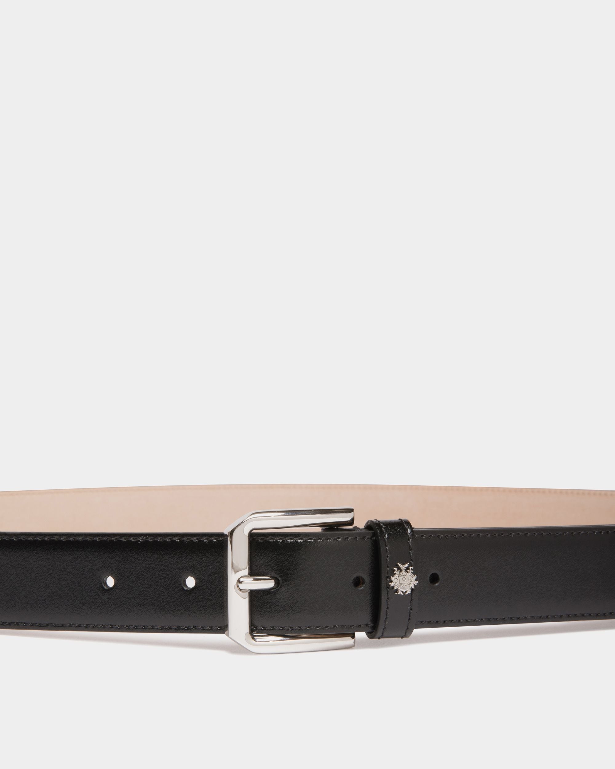 Bally Global - Cinturón Carl 30 Mm De Piel Negra - Negro