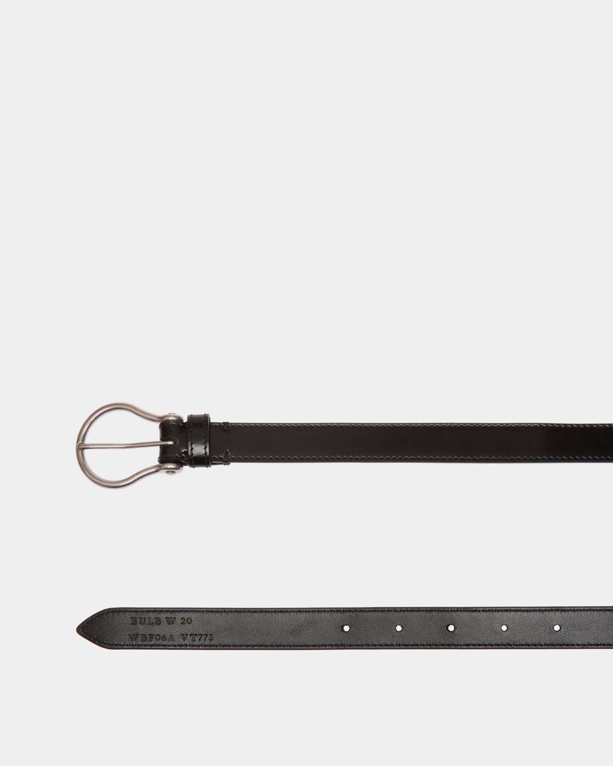 Bally Global - Ray Belt in Black Leather - Black