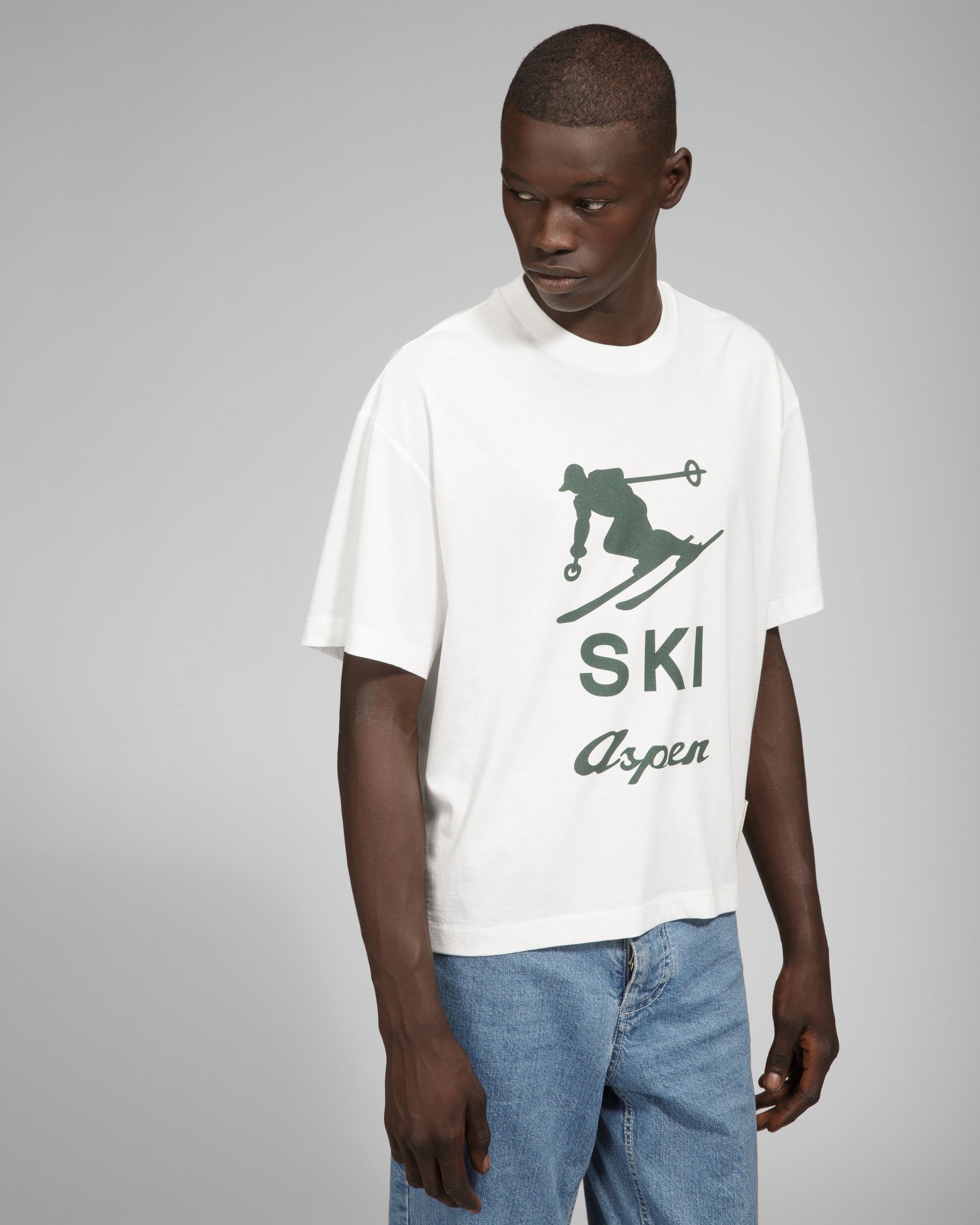 Bally Global - Ski St Moritz T-Shirt - White