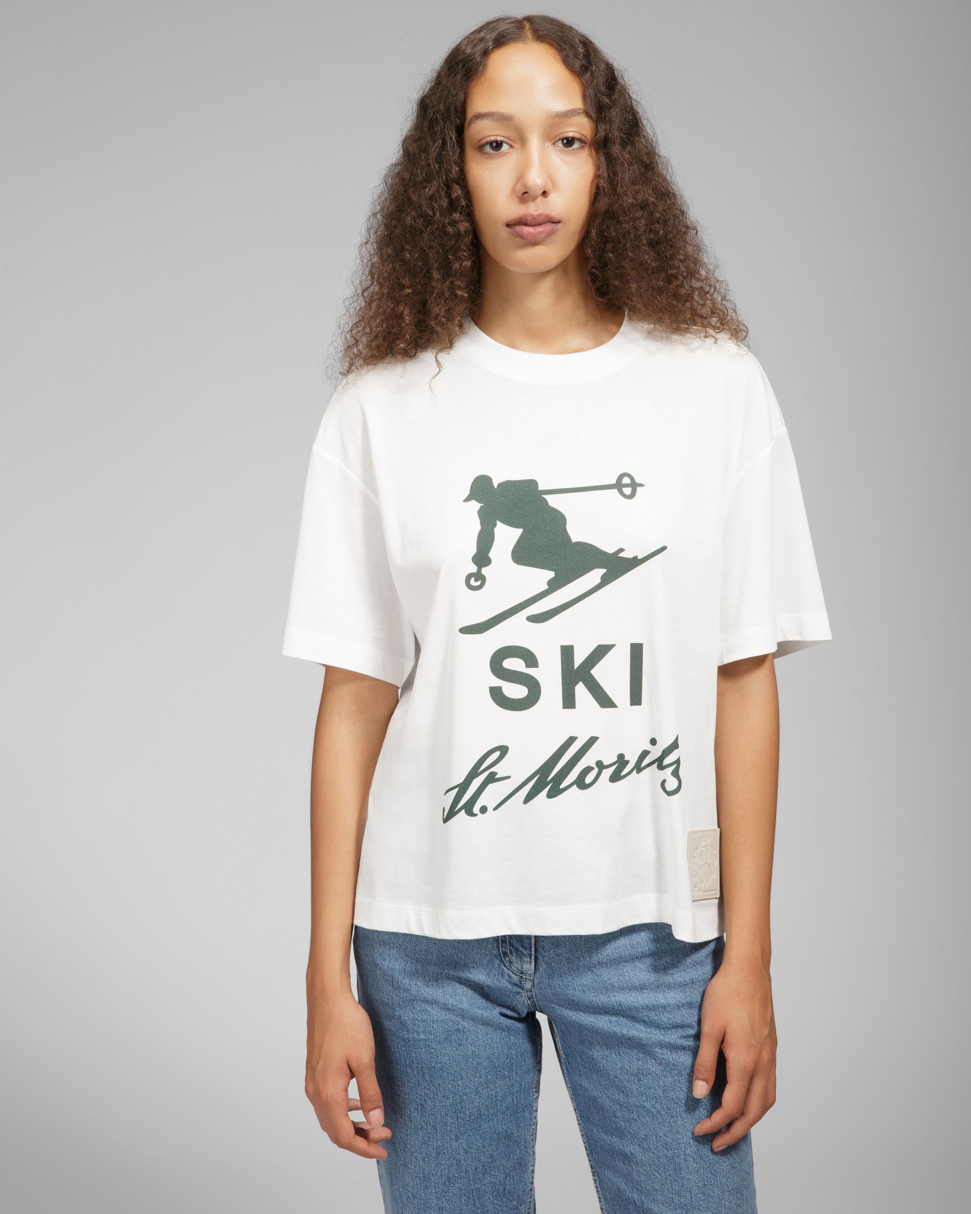 Bally Global - Camiseta Ski St Moritz - Blanco