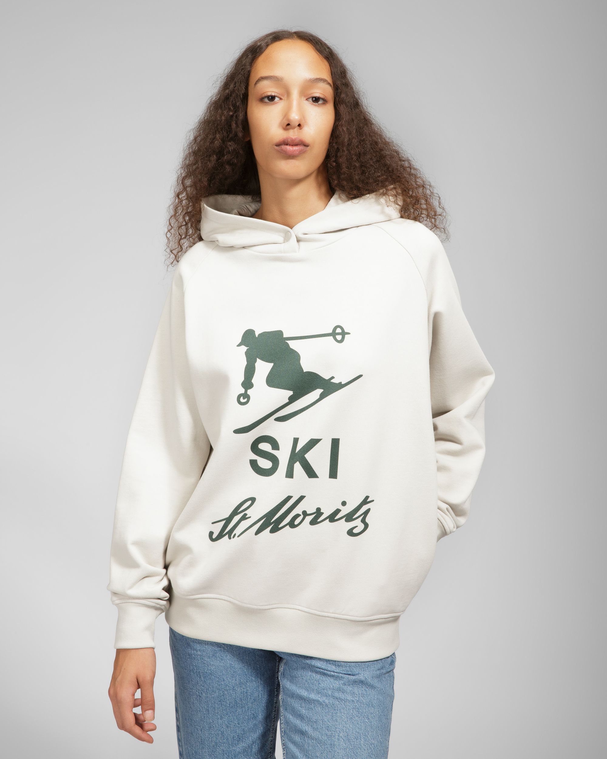 Bally Global - Ski St Moritz Hoodie Cotton Sweatshirt In Grey - Multicolor