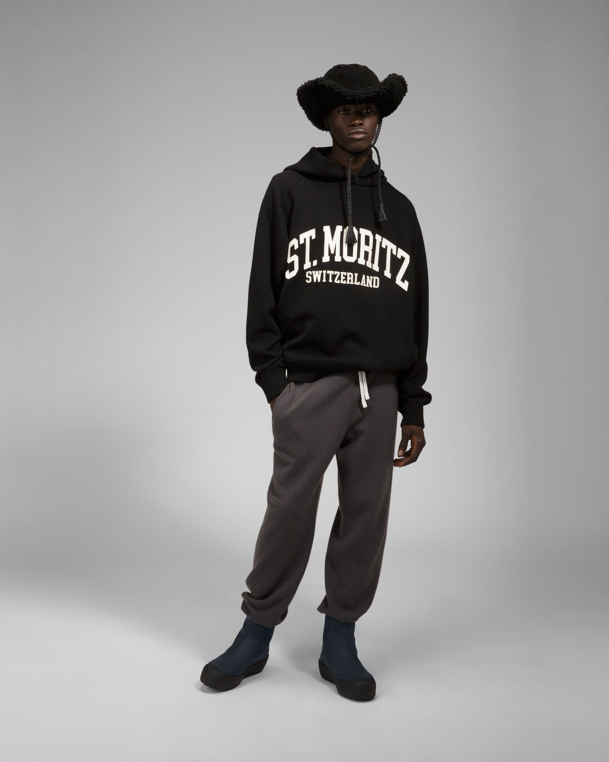 Bally Global - St Moritz Hoodie Cashmere Sweatshirt In Black - Black