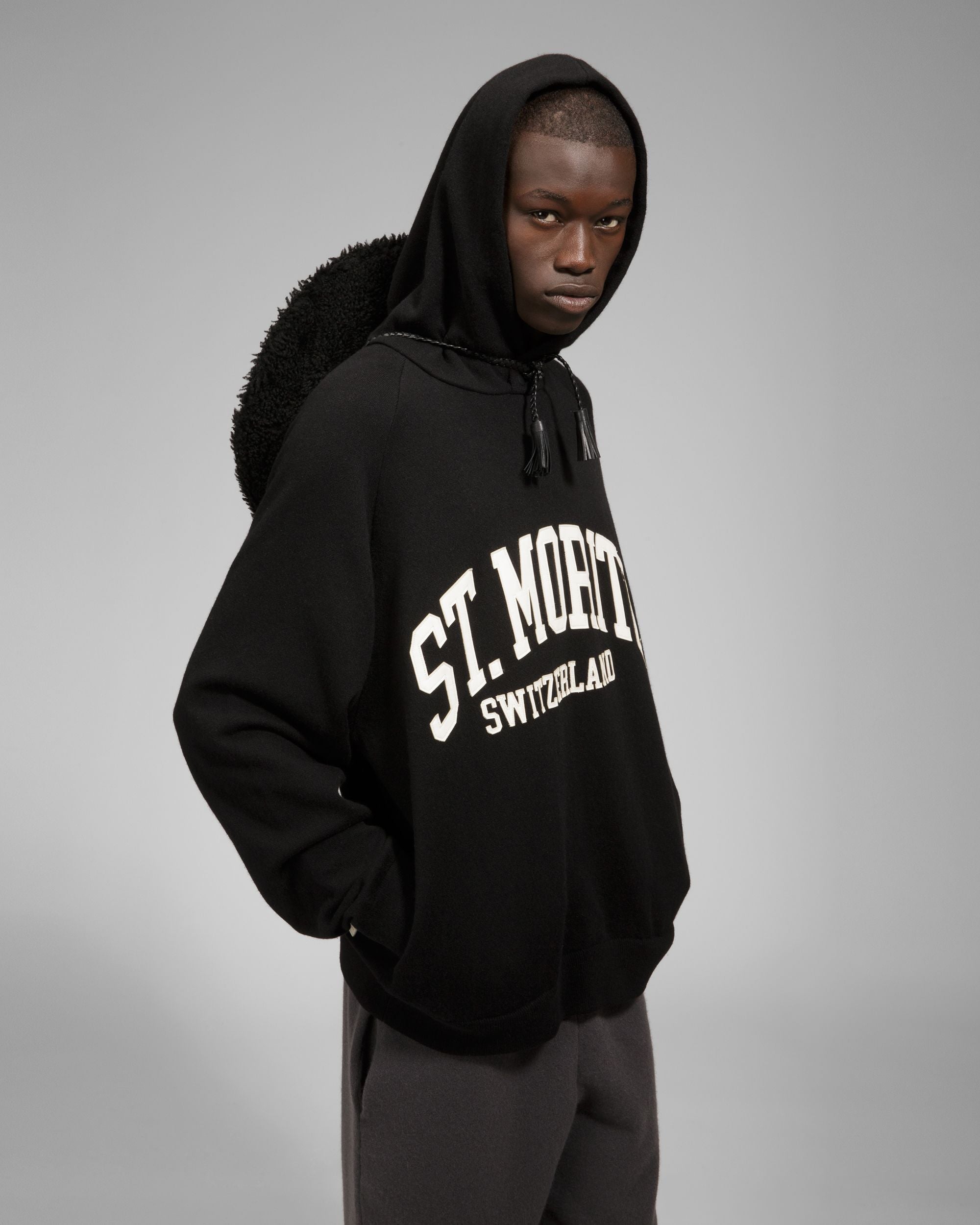 Bally Global - St Moritz Hoodie Cashmere Sweatshirt In Black - Black