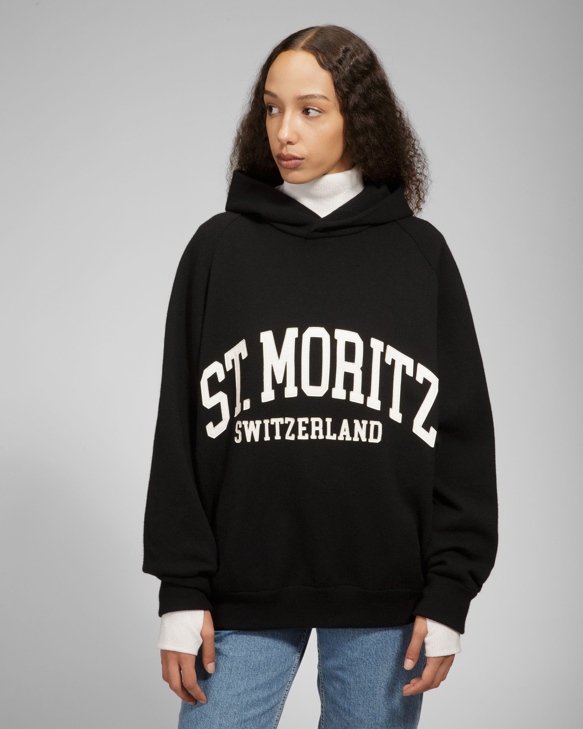 Bally Global - St Moritz Hoodie Cashmere Sweatshirt In Black - Black