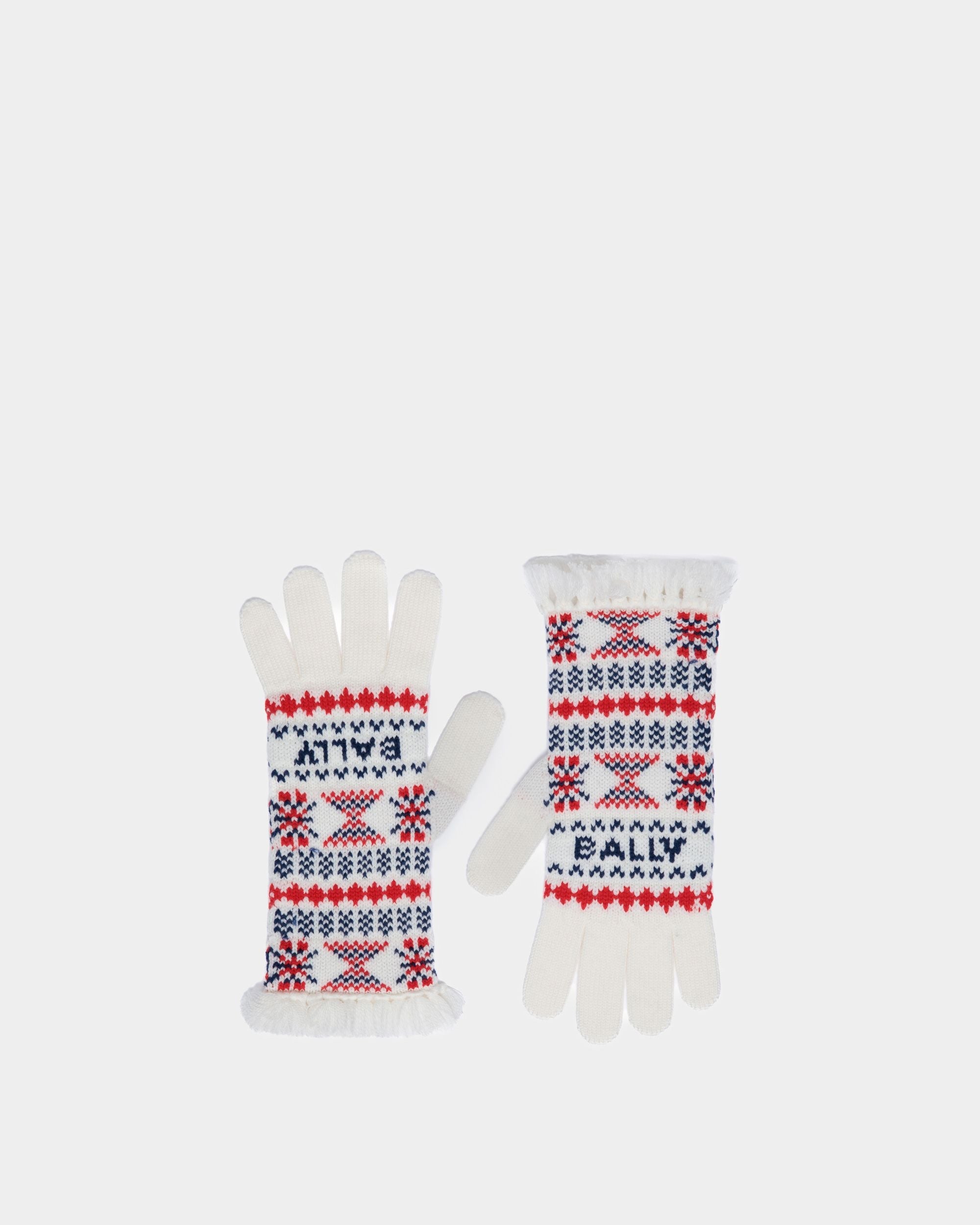 Bally Global - Gloves In Multicolor Wool - Multicolor